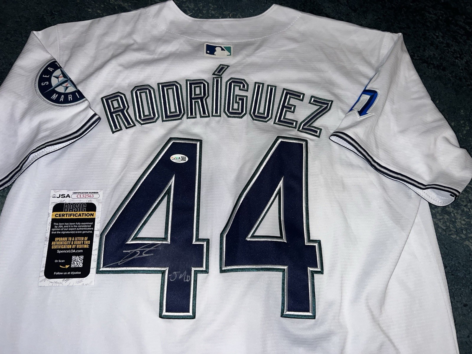 Julio Rodriguez Signed Seattle Mariners Jersey Superstar Slugger JSA Auth #2