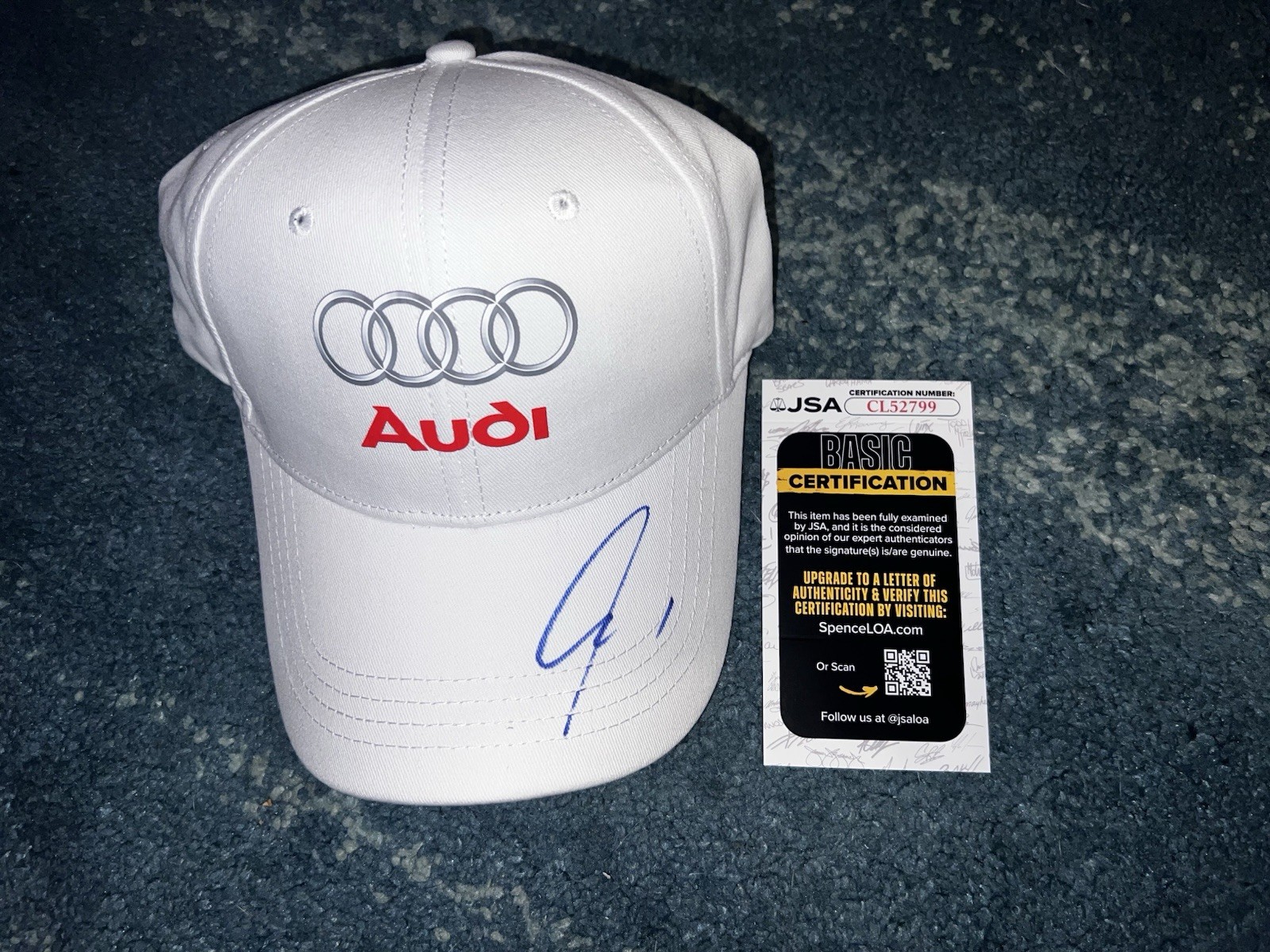 Nico Hulkenberg Signed Audi Racing Formula 1 Hat Brand New Team JSA Auth