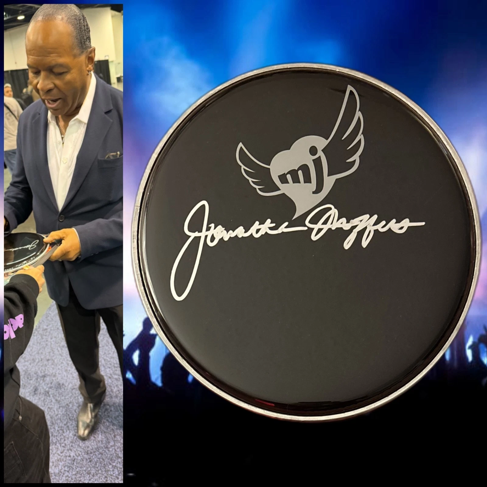 GFA  Michael Jackson's Drummer  * JONATHAN MOFFETT * Signed 10