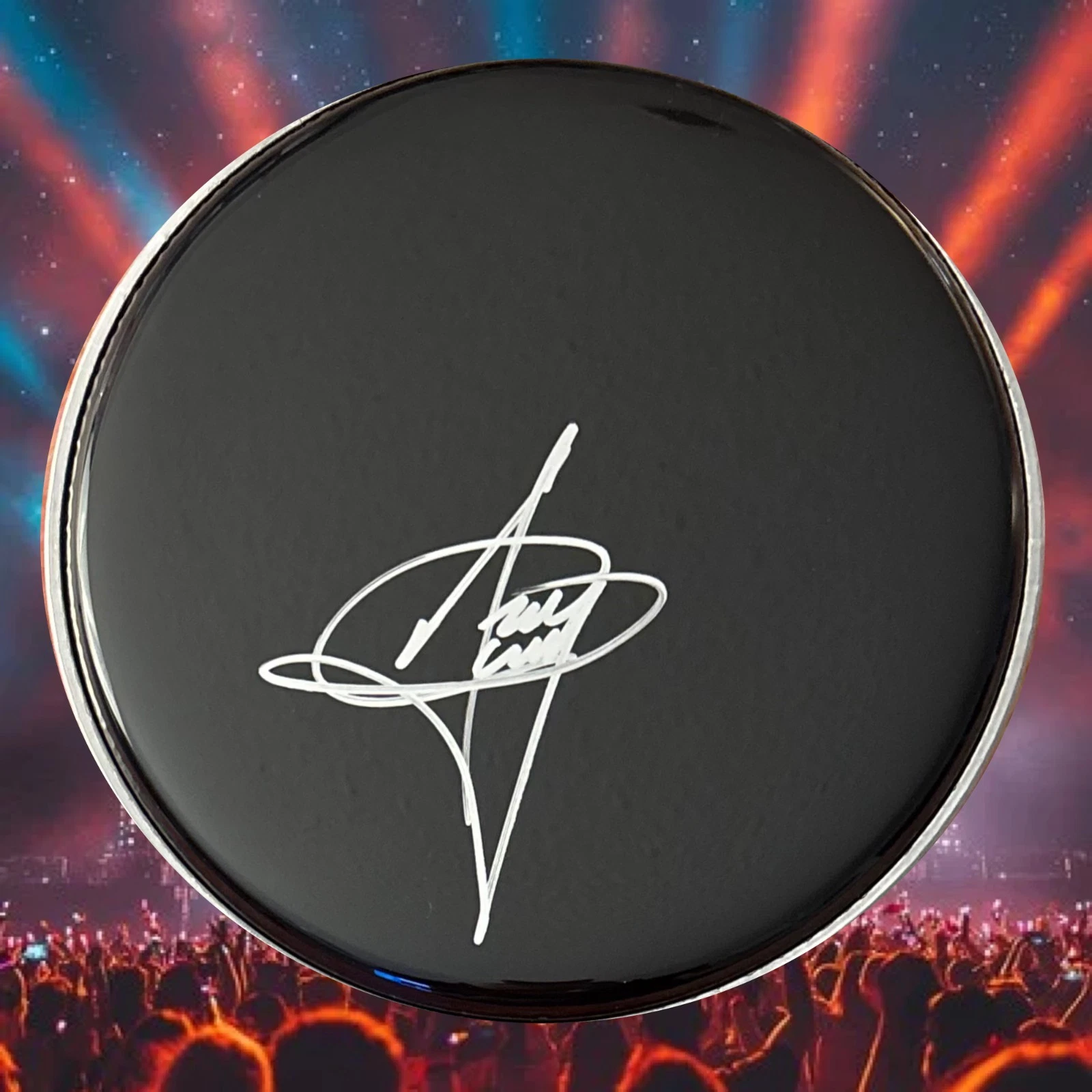 GFA  Cinderella Band Drummer  * FRED COURY *  Signed 10