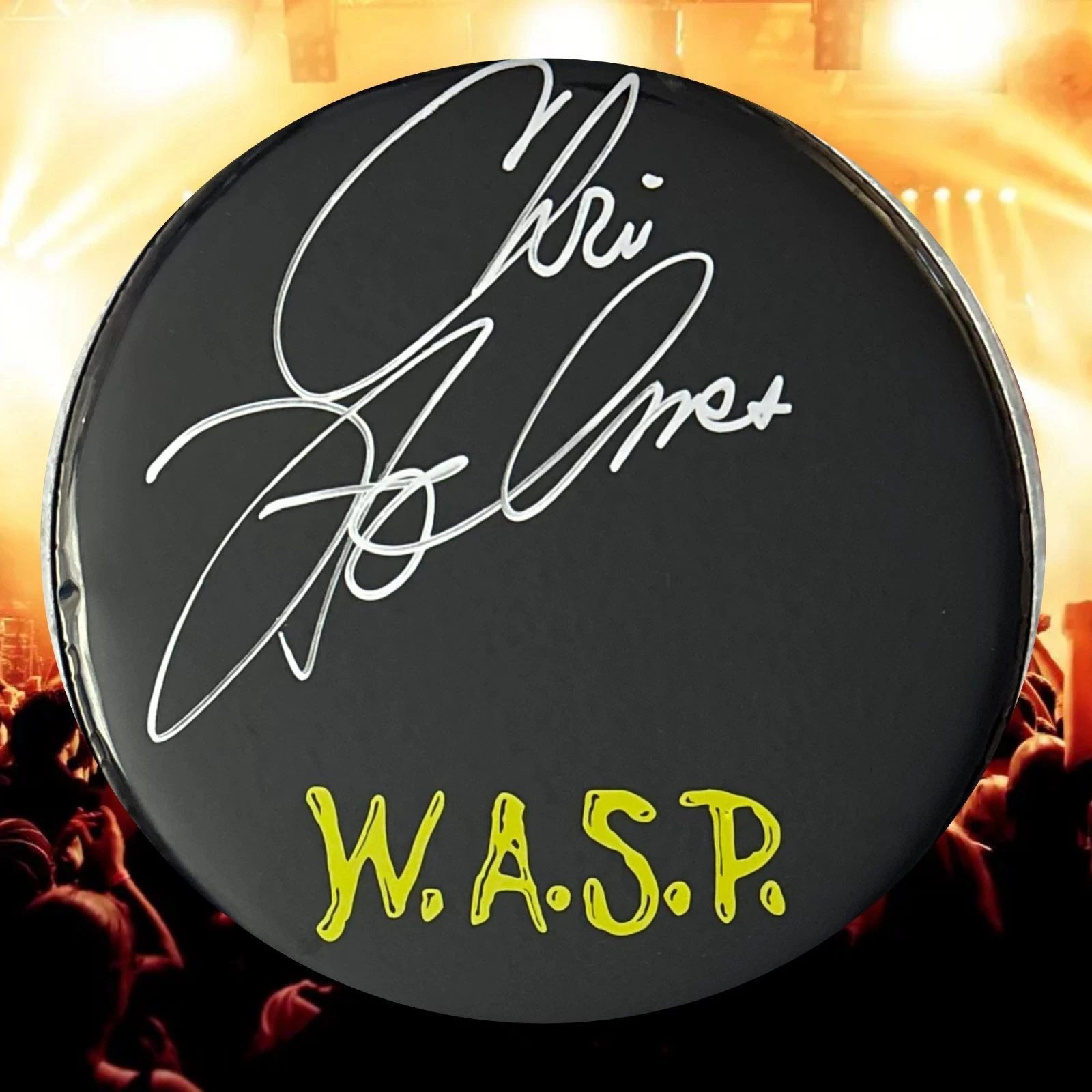 GFA  W.A.S.P. Band Guitarist  * CHRIS HOLMES *  Signed 10