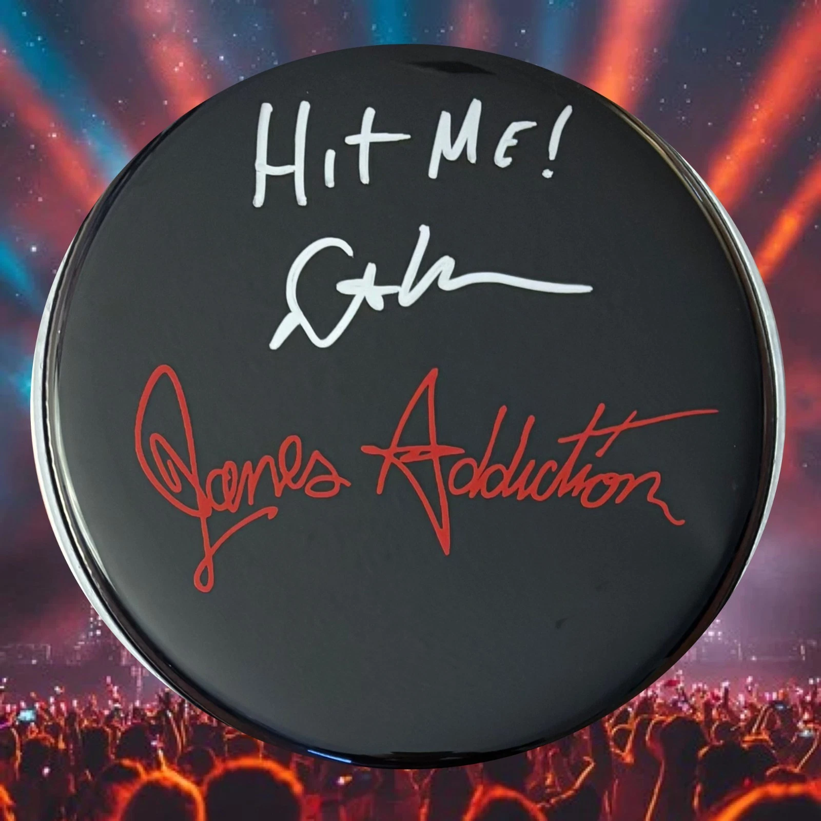 GFA Jane's Addiction Drummer  * STEPHEN PERKINS *  Signed 10