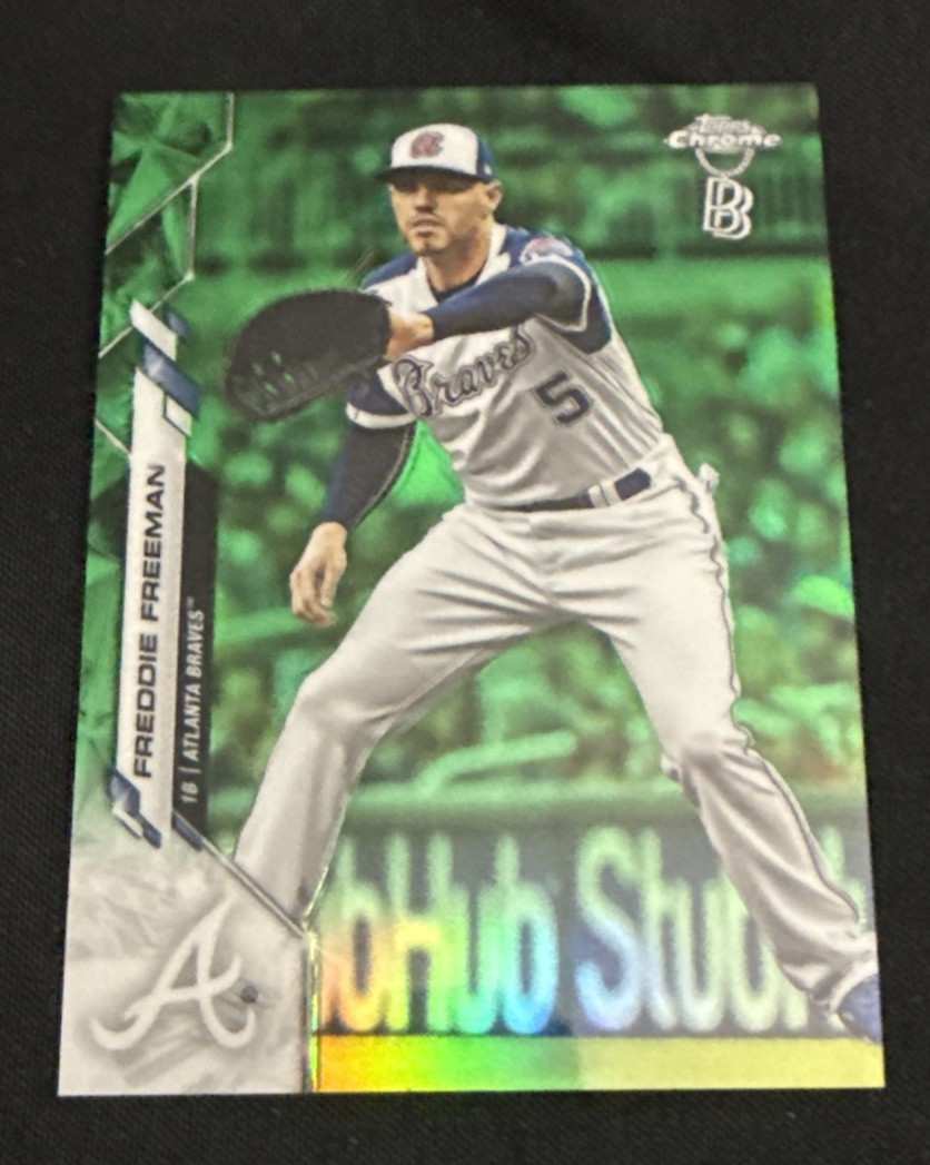 2020 Topps Chrome Ben Baller Edition Green Refractor 79/99 Freddie Freeman