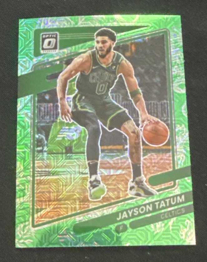 2021-22 PANINI DONRUSS OPTIC CHOICE JAYSON TATUM DRAGON HOLO PRIZM SSP