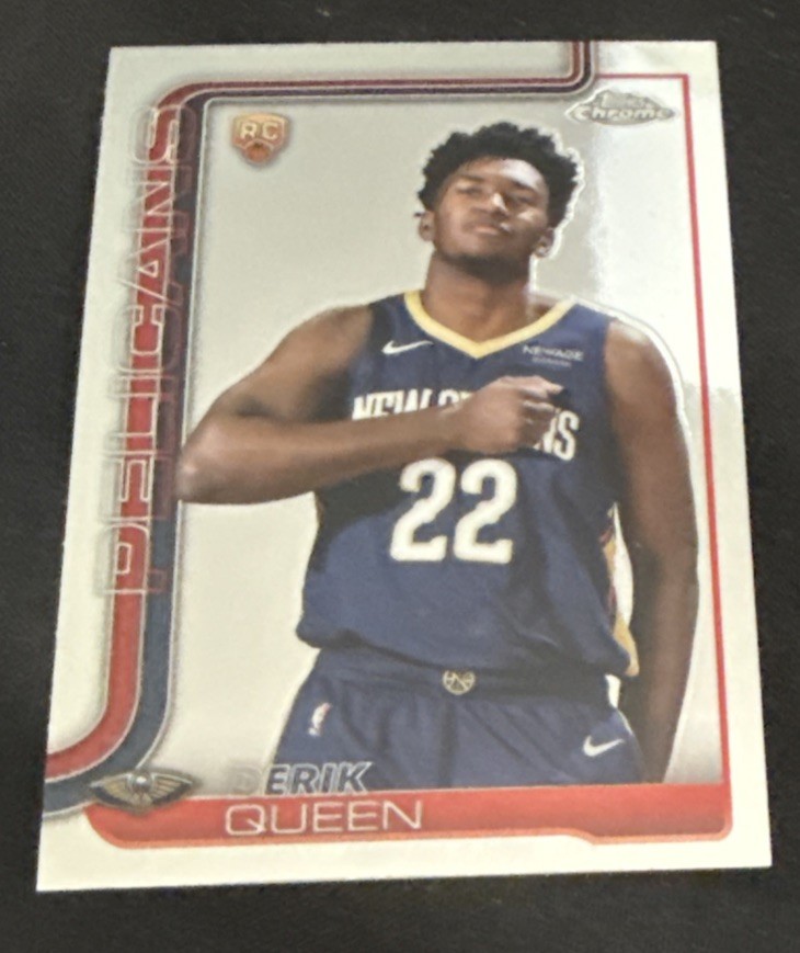 Derik Queen RC 2025-26 Topps Chrome Basketball Image Variation SSP #263