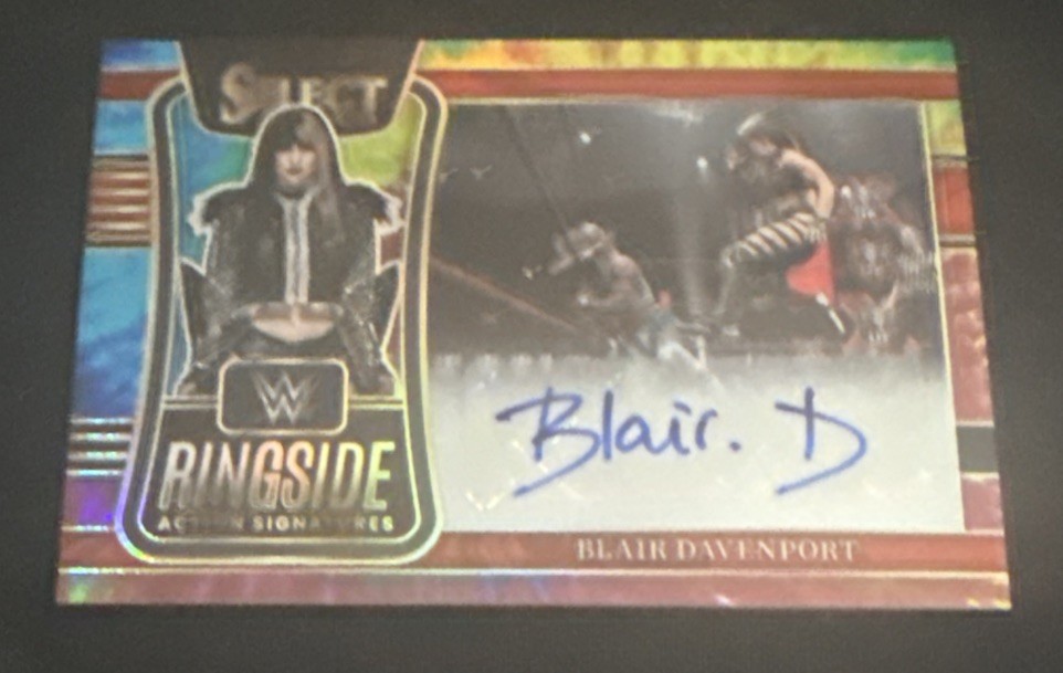 2022 WWE Panini Select Ringside Auto Tie-Dye - Blair Davenport 14/25