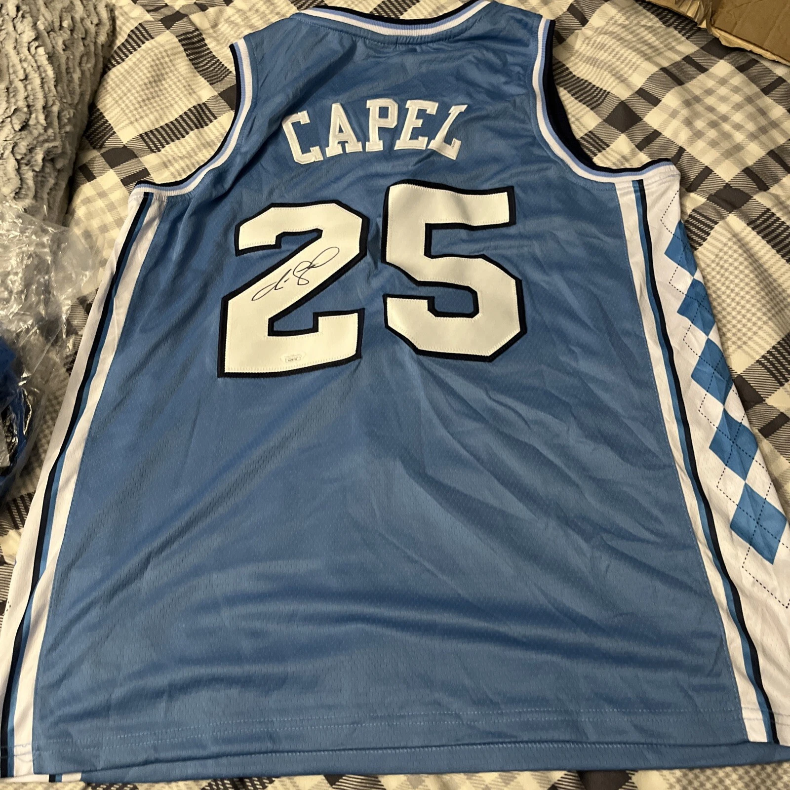 NORTH CAROLINA TAR HEELS- JASON CAPEL SIGNED AUTO JERSEY JSA COA BASKETBALL ACC