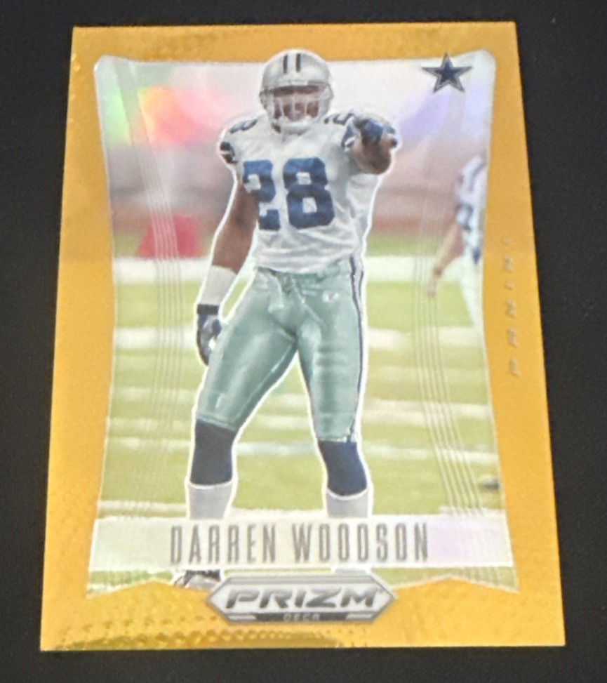 2024 Panini Prizm Deca Gold #84 DARREN WOODSON DALLAS COWBOYS SSP 4/10