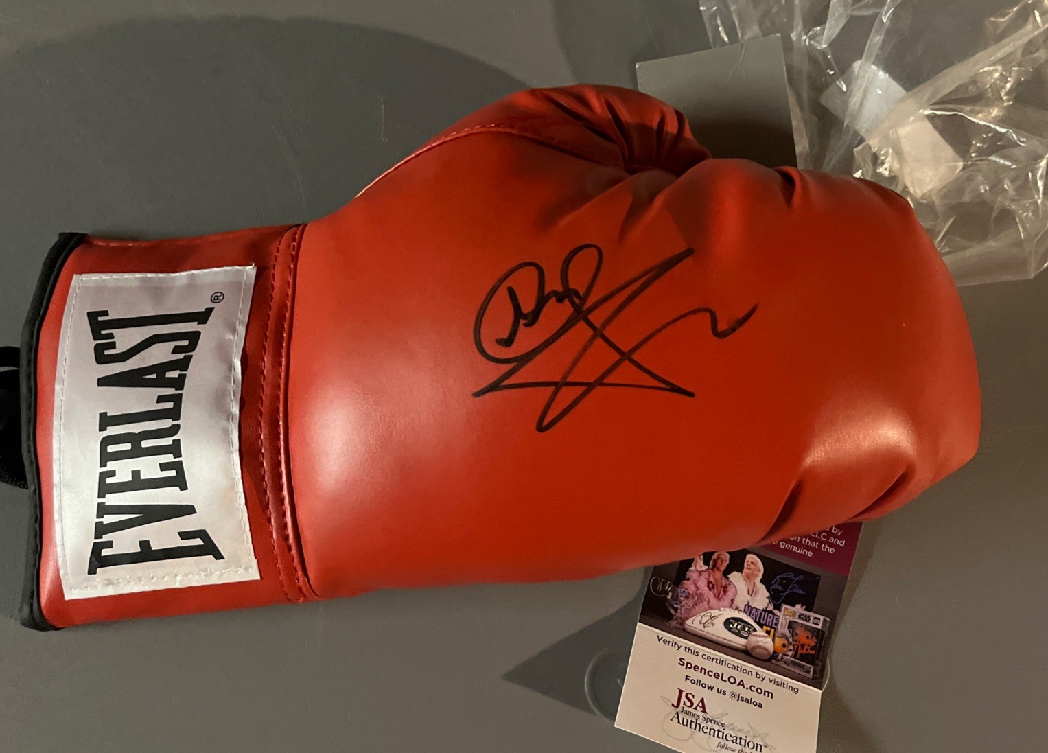CARL COBRA FROCH SIGNED AUTOGRAPH EVERLAST BOXING GLOVE JSA COA HOF 2023 CHAMP