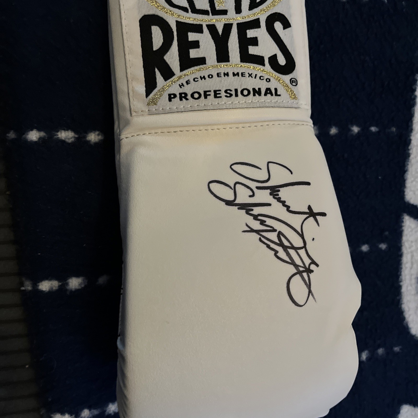SHOWTIME SHAWN PORTER SIGNED AUTOGRAPHED CLETO REYES BOXING GLOVE JSA COA CHAMP