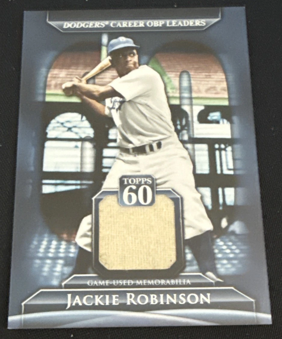 2011 Jackie Robinson Topps 60 GAME USED Relics Diamond Anniversary #T60R-JR
