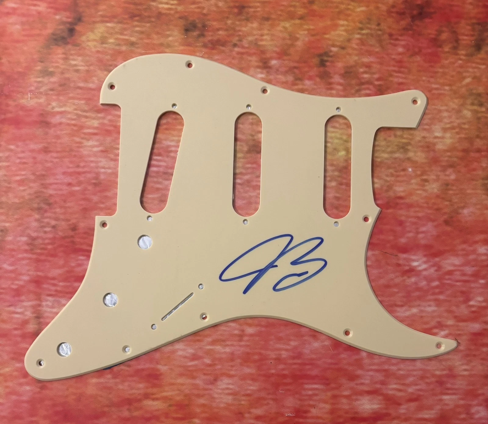 GFA  Blues Deluxe  * JOE BONAMASSA *  Signed Electric Pickguard PROOF COA