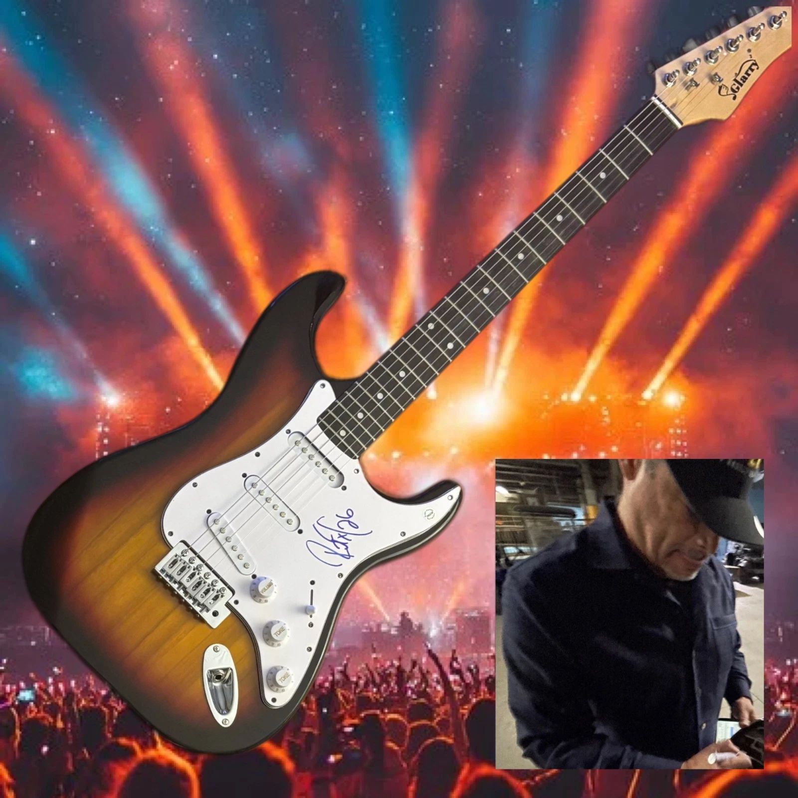 GFA Metallica Band Bassist  * ROBERT TRUJILLO * Signed Electric Guitar PROOF COA