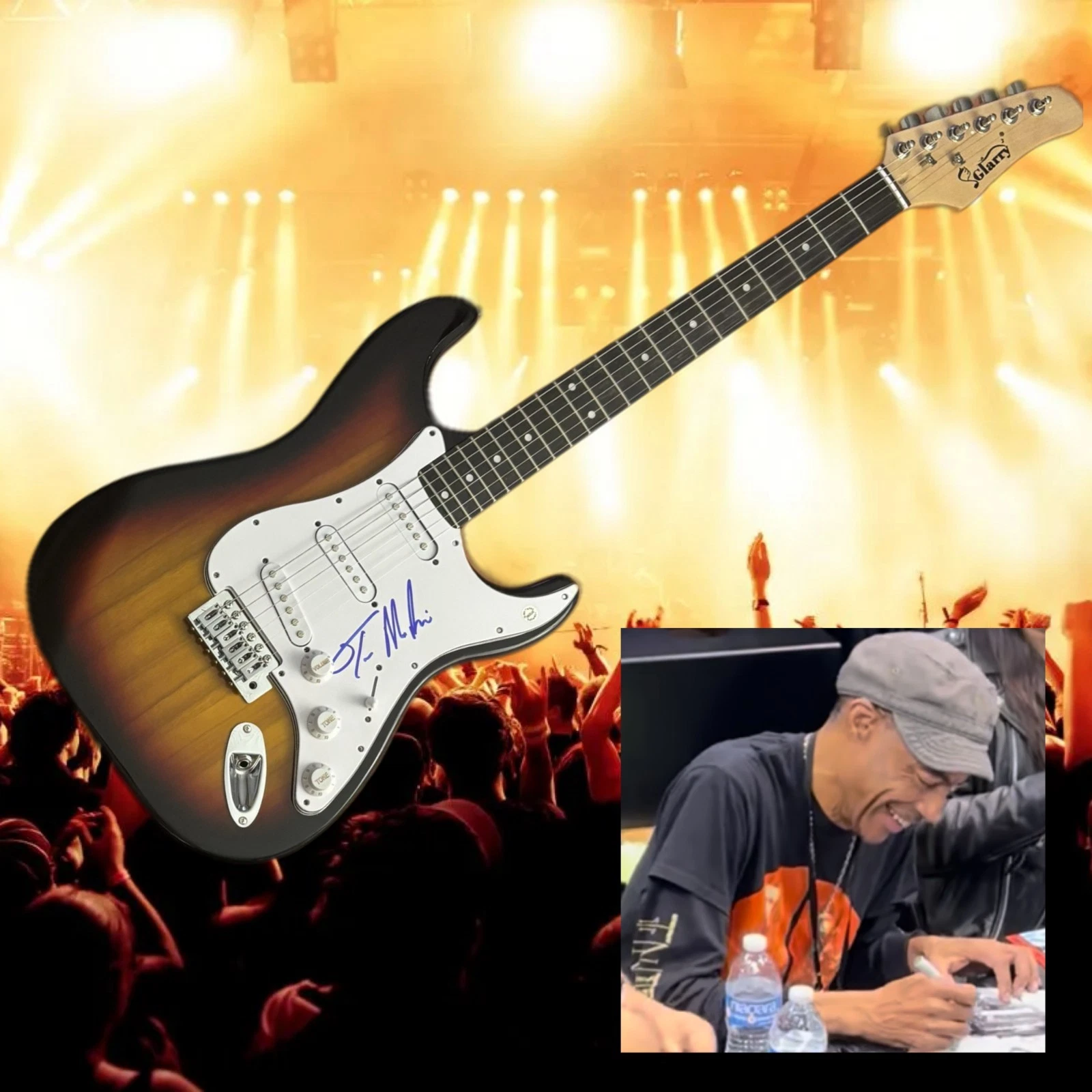 GFA G3 Band Guitarist  * TONY MacALPINE *  Signed Electric Guitar PROOF COA