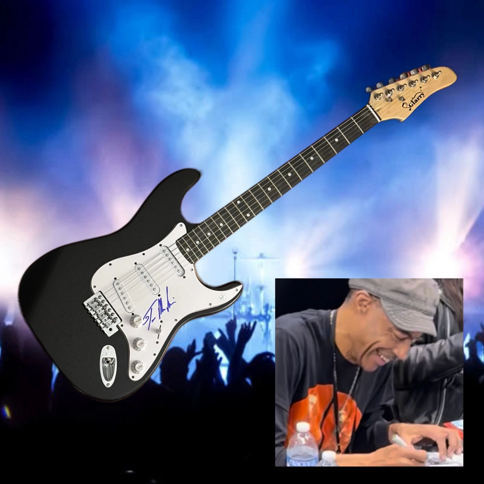 GFA G3 Band Guitarist  * TONY MacALPINE *  Signed Electric Guitar PROOF COA