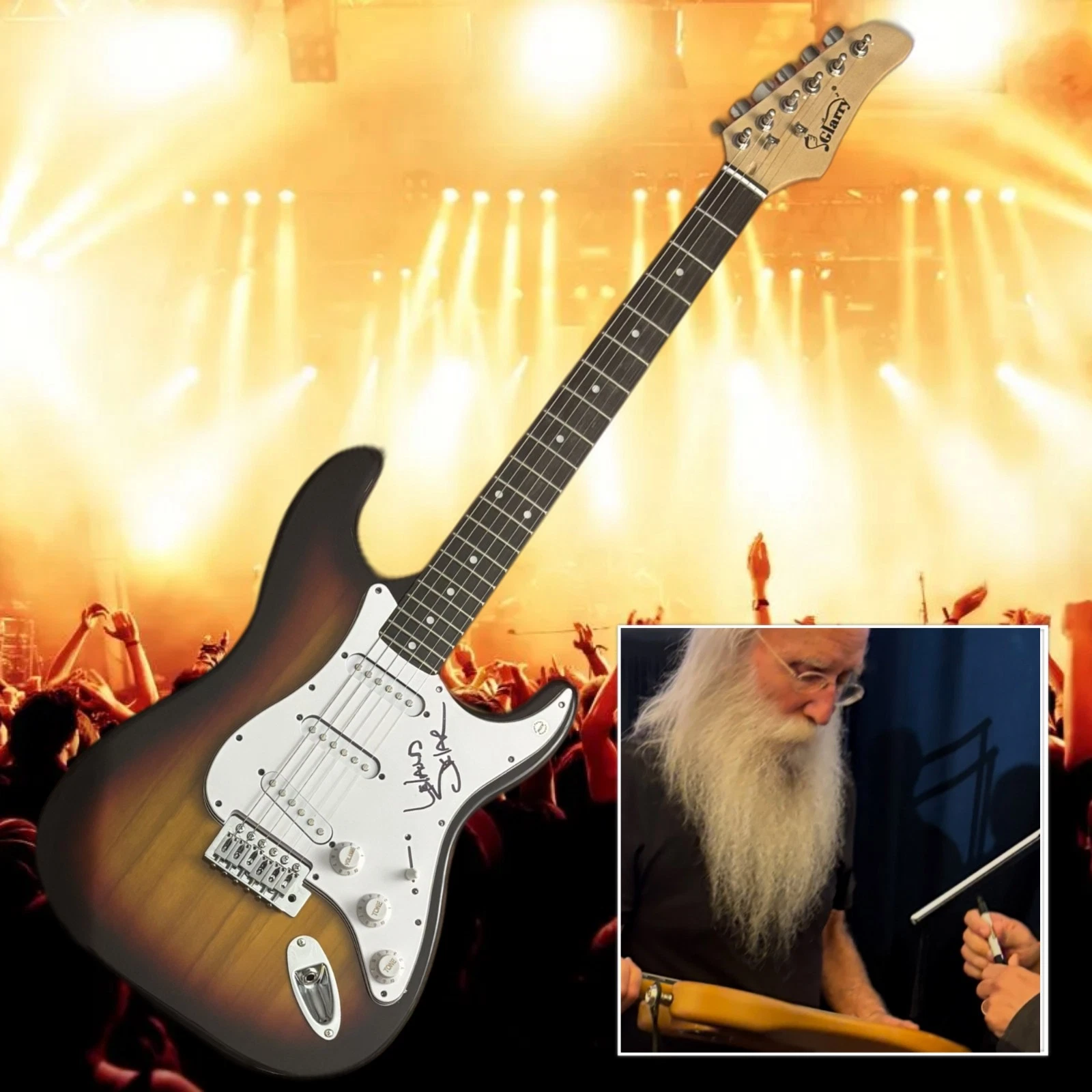 GFA The Section Bassist  * LELAND SKLAR *  Signed Electric Guitar COA