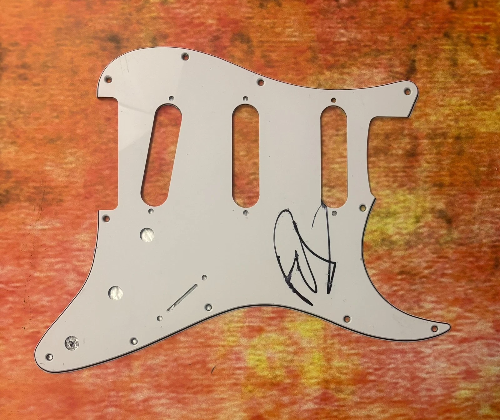 GFA Fitz and the Tantrums * MICHAEL FITZPATRICK *  Signed Electric Pickguard COA