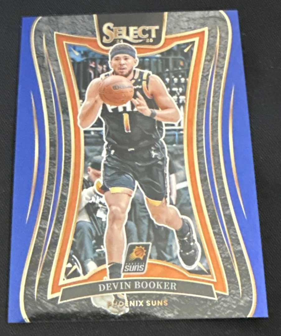 Devin Booker 2024-25 Panini Select BLUE Prizm # 358 Suns # 9/20 SP
