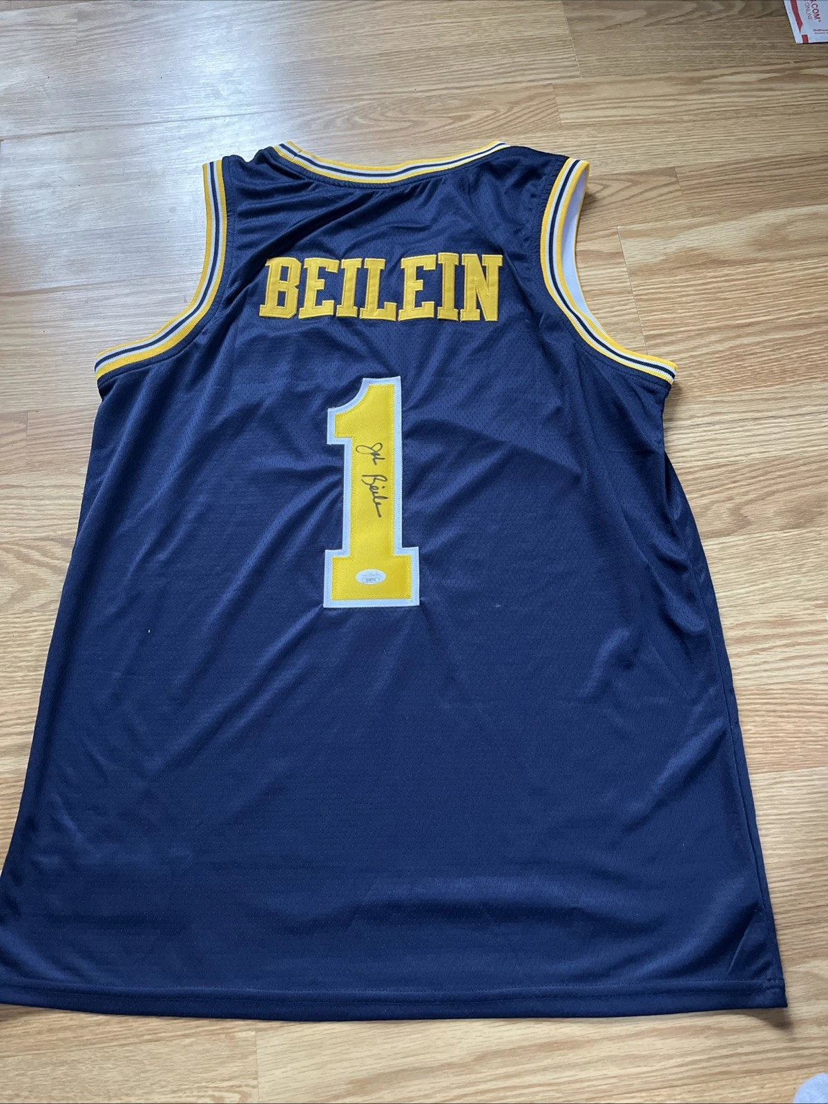 MICHIGAN WOLVERINES- JOHN BEILEIN SIGNED AUTOGRAPH JERSEY JSA COA BASKETBALL