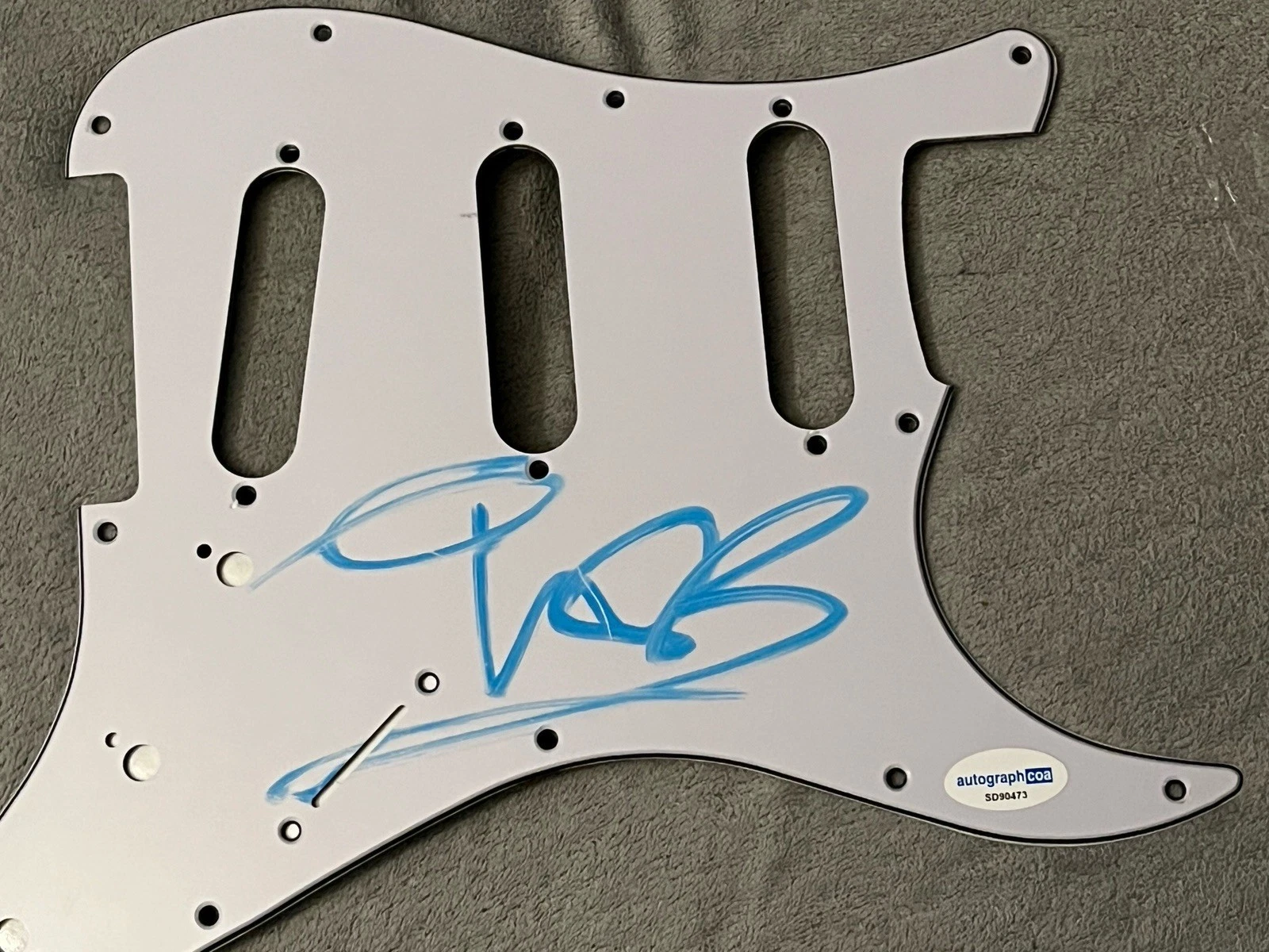 VANILLA ICE SIGNED AUTOGRAPHED STRAT PICKGUARD RAP NINJA TMNT ACOA COA ICE ICE