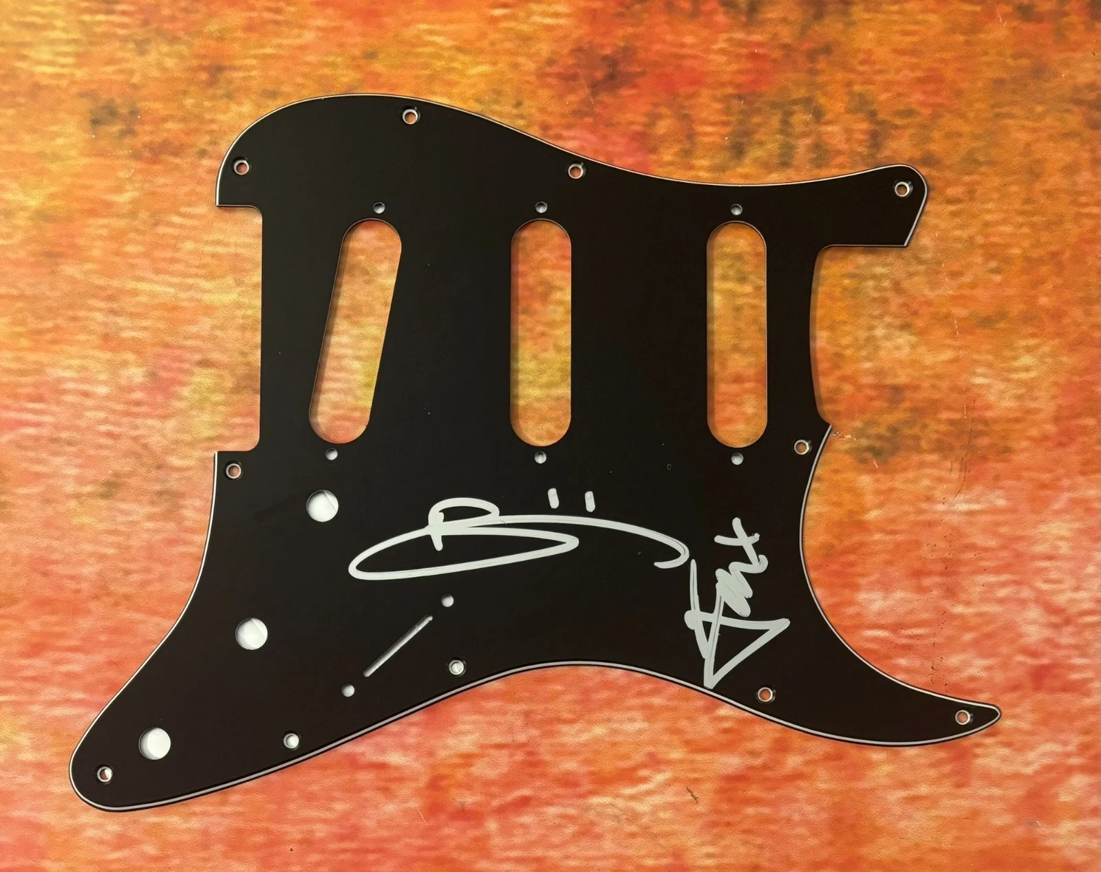 GFA Joel & Benji Madden Band  * GOOD CHARLOTTE *  Signed Electric Pickguard COA