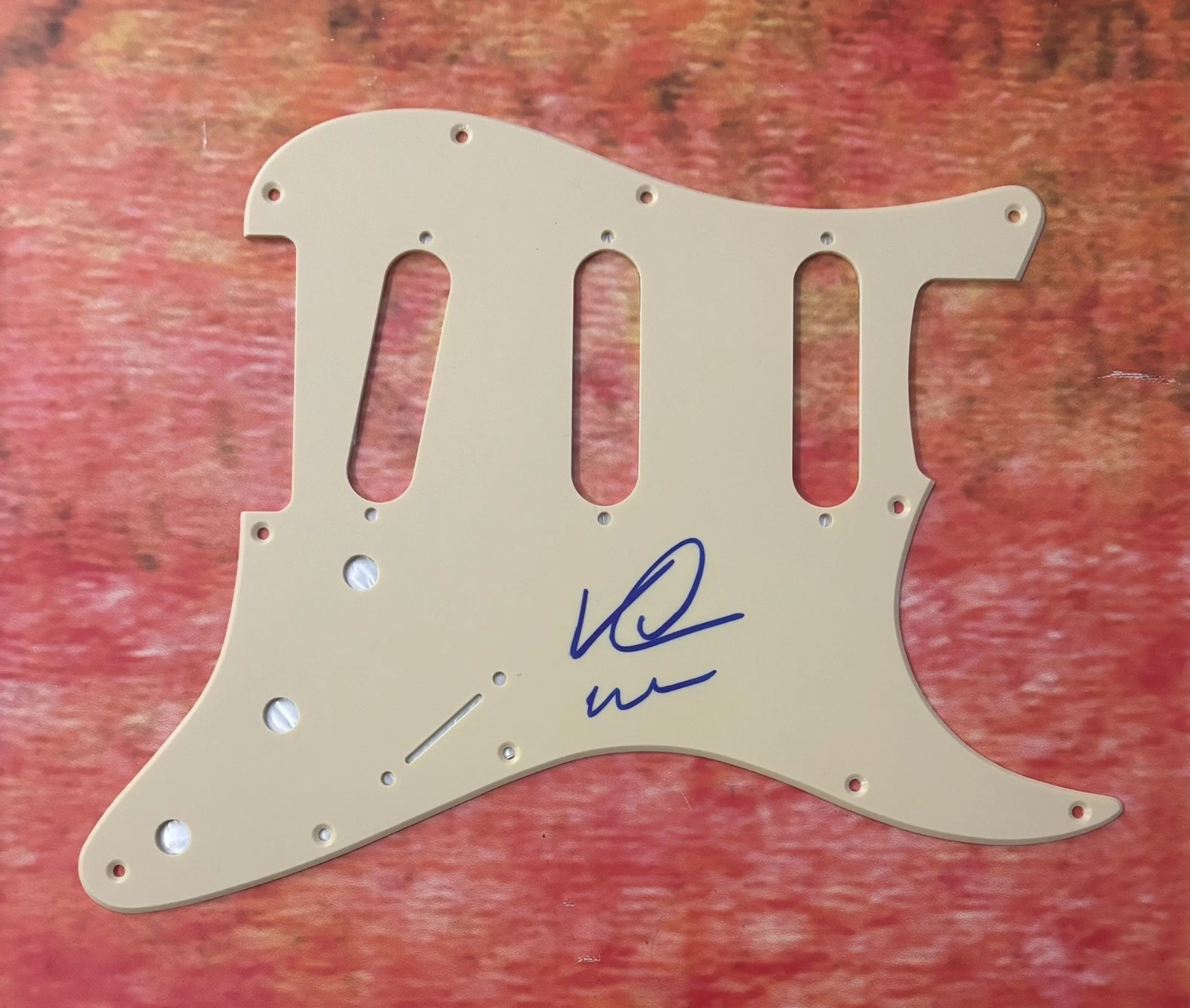 GFA Earth, Wind & Fire Band  * VERDINE WHITE *  Signed Electric Pickguard COA
