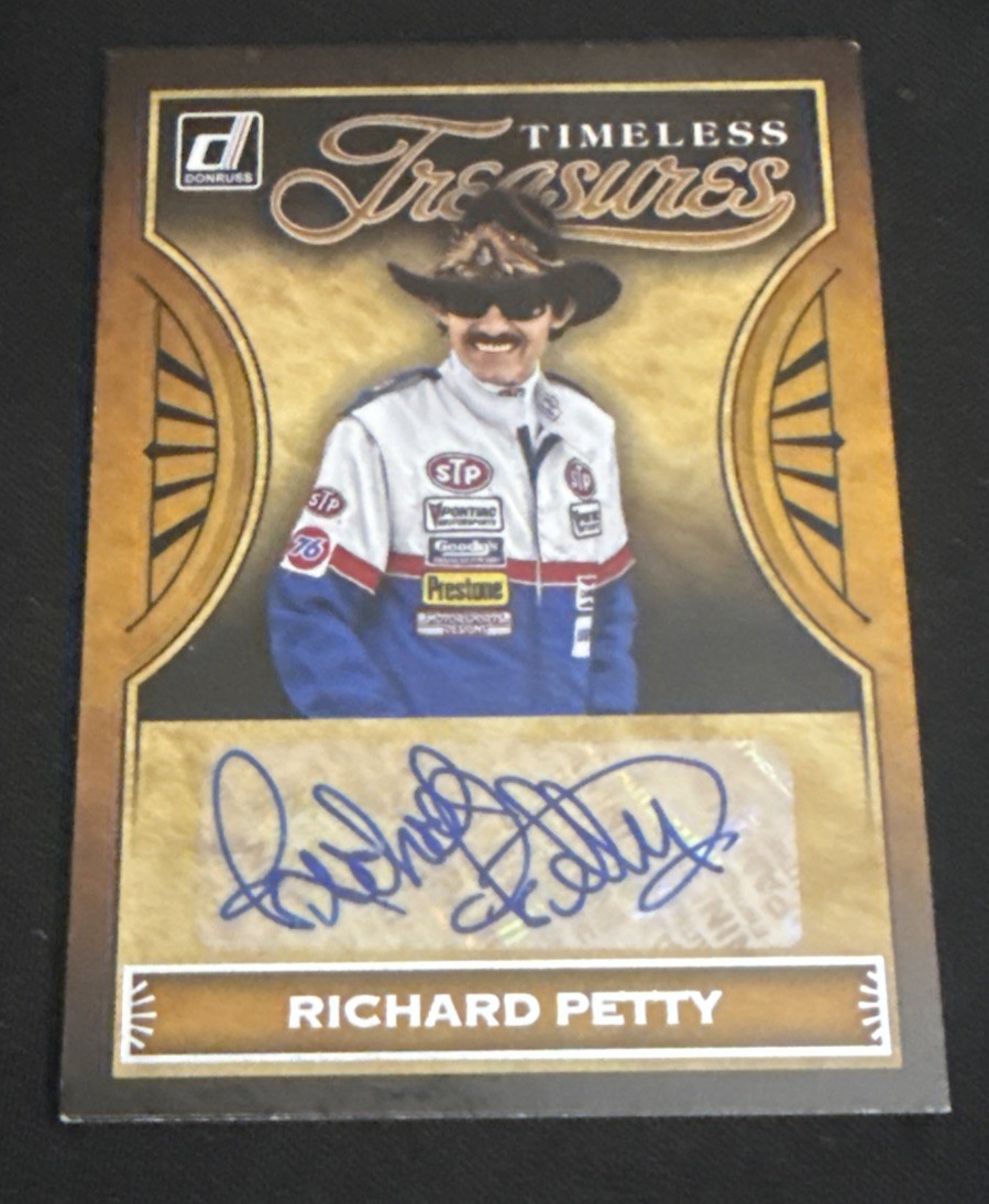 Richard Petty Autographed 2020 Panini Donruss Timeless Treasures #TTS-RP NASCAR