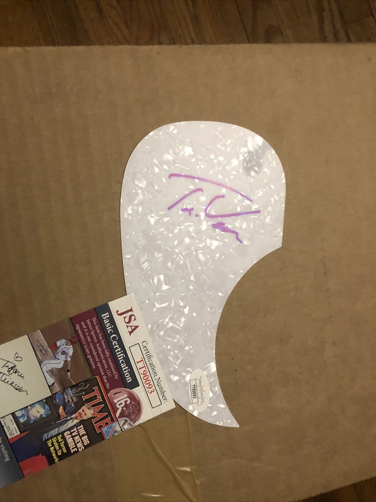 TV A.O.K & Drugs Star * TAI VERDES * Signed Acoustic  Guitar Pickguard