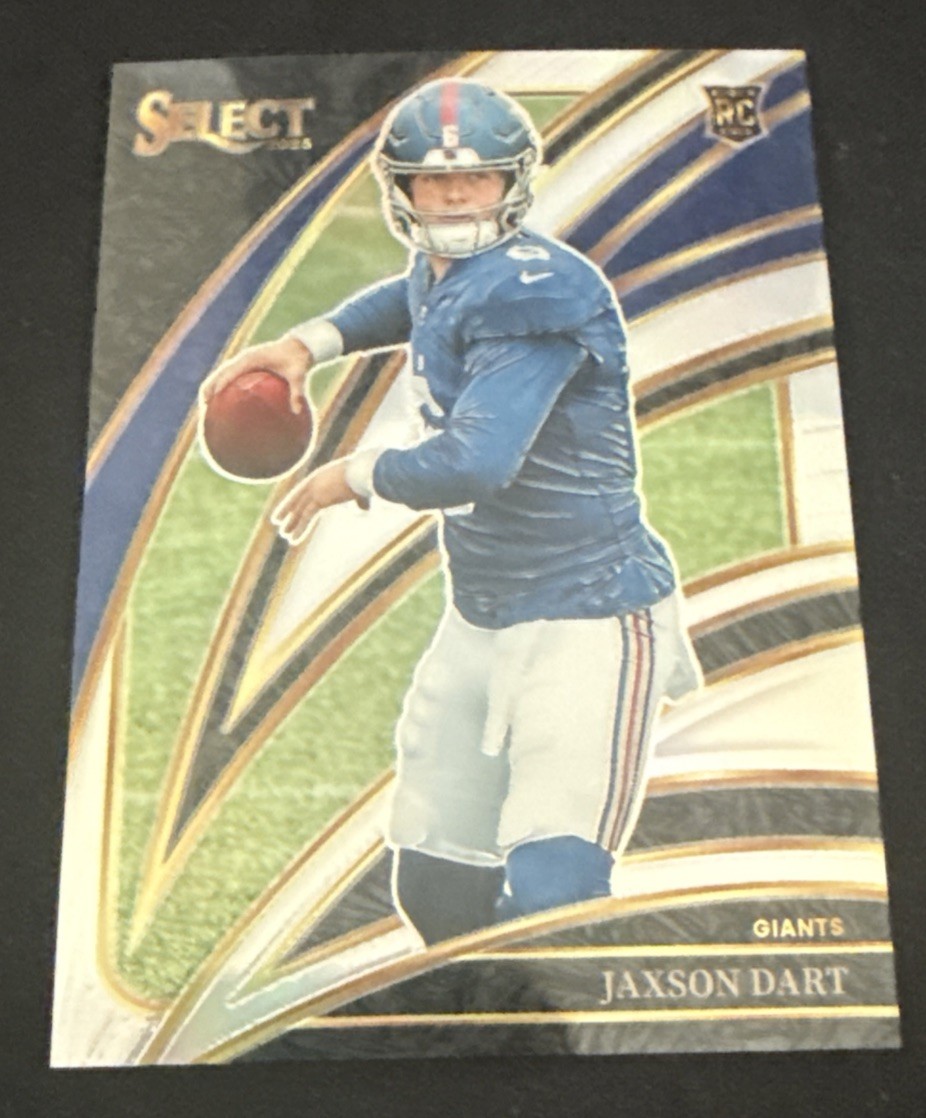JAXSON DART 2025 SELECT CLUB LEVEL ROOKIE SILVER PRIZM GIANTS RC