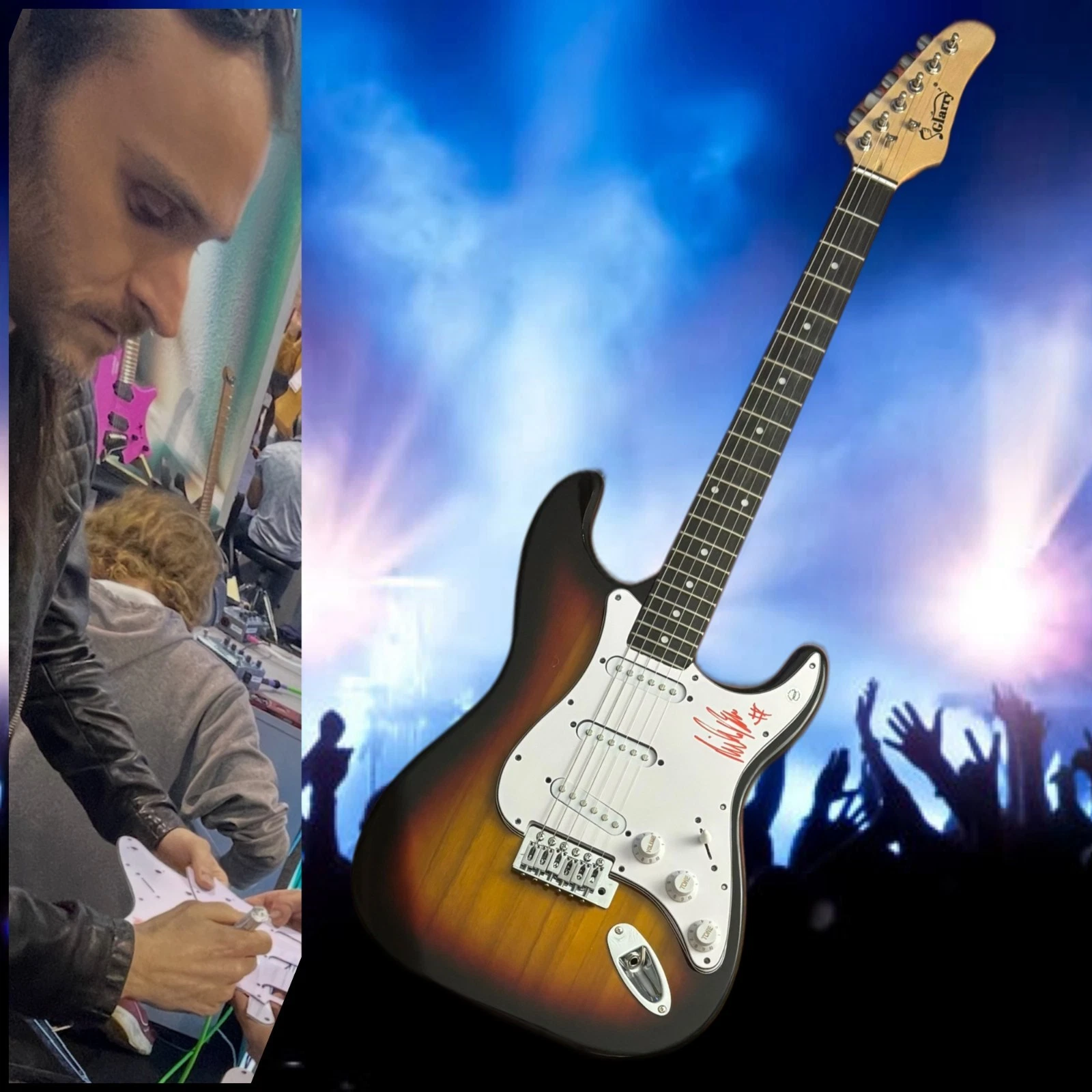 GFA  Ice Nine Kills  * MILES DIMITRI BAKER *  Signed Electric Guitar PROOF COA