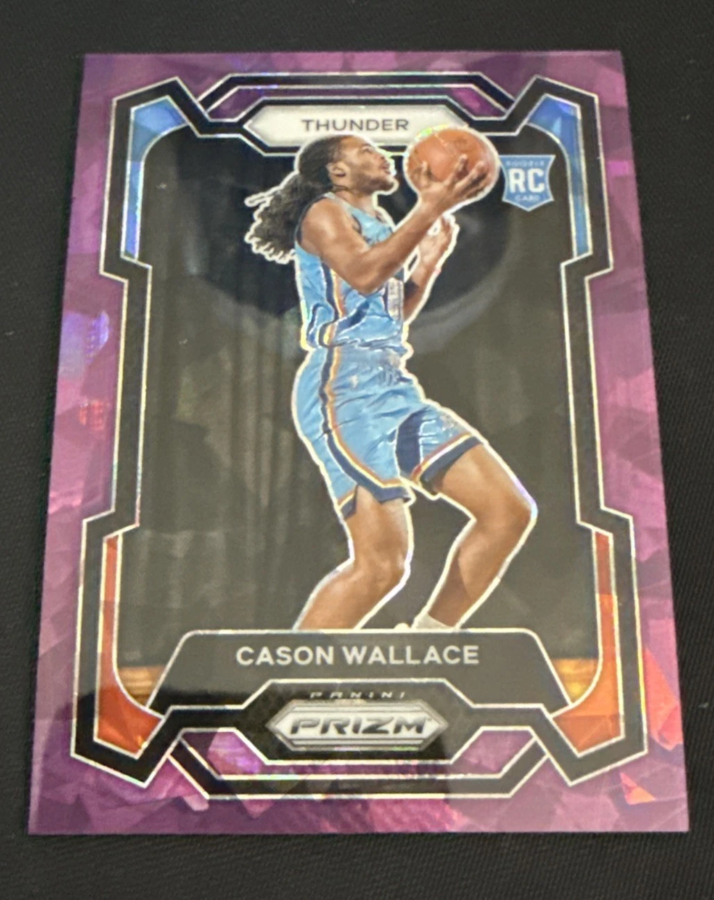 2023-24 Panini Prizm Cason Wallace Prizm Purple Ice RC /149 #139