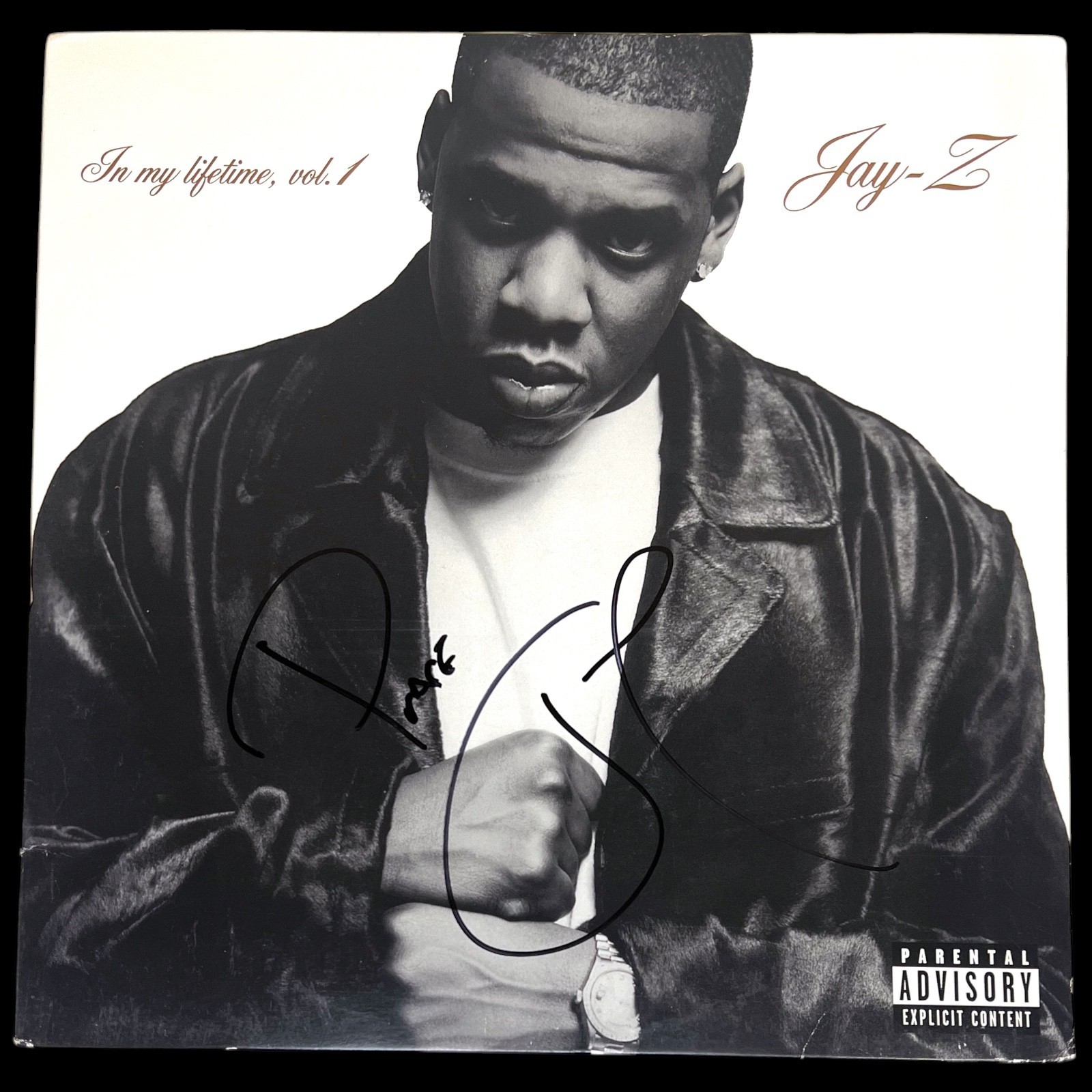 JAY Z SIGNED AUTOGRAPHED IN MY LIFETIME, VOL. 1 ALBUM VINYL LP JSA LOA