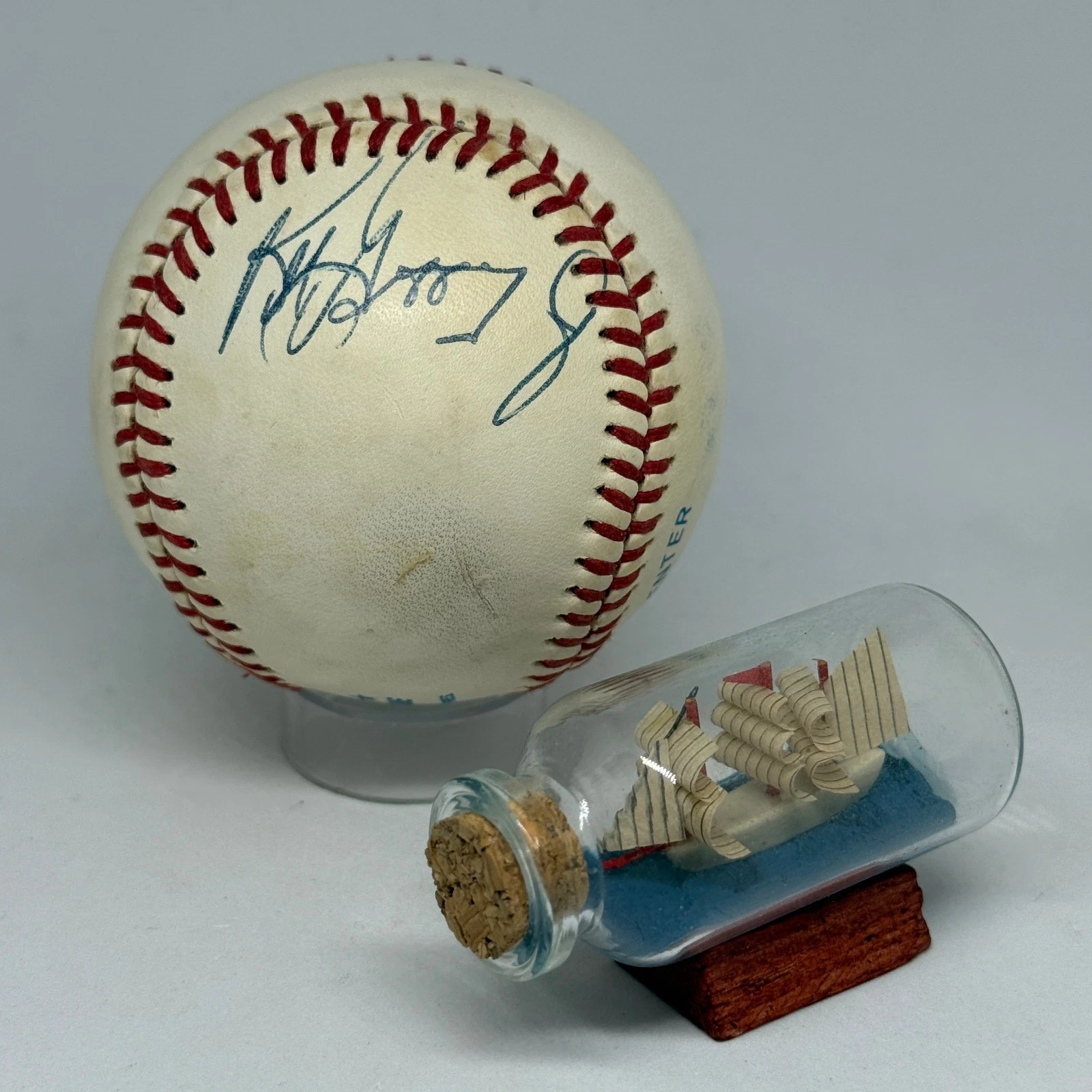 Ken Griffey Jr signed Rawlings OAL Baseball JSA COA HOF Auto A4262