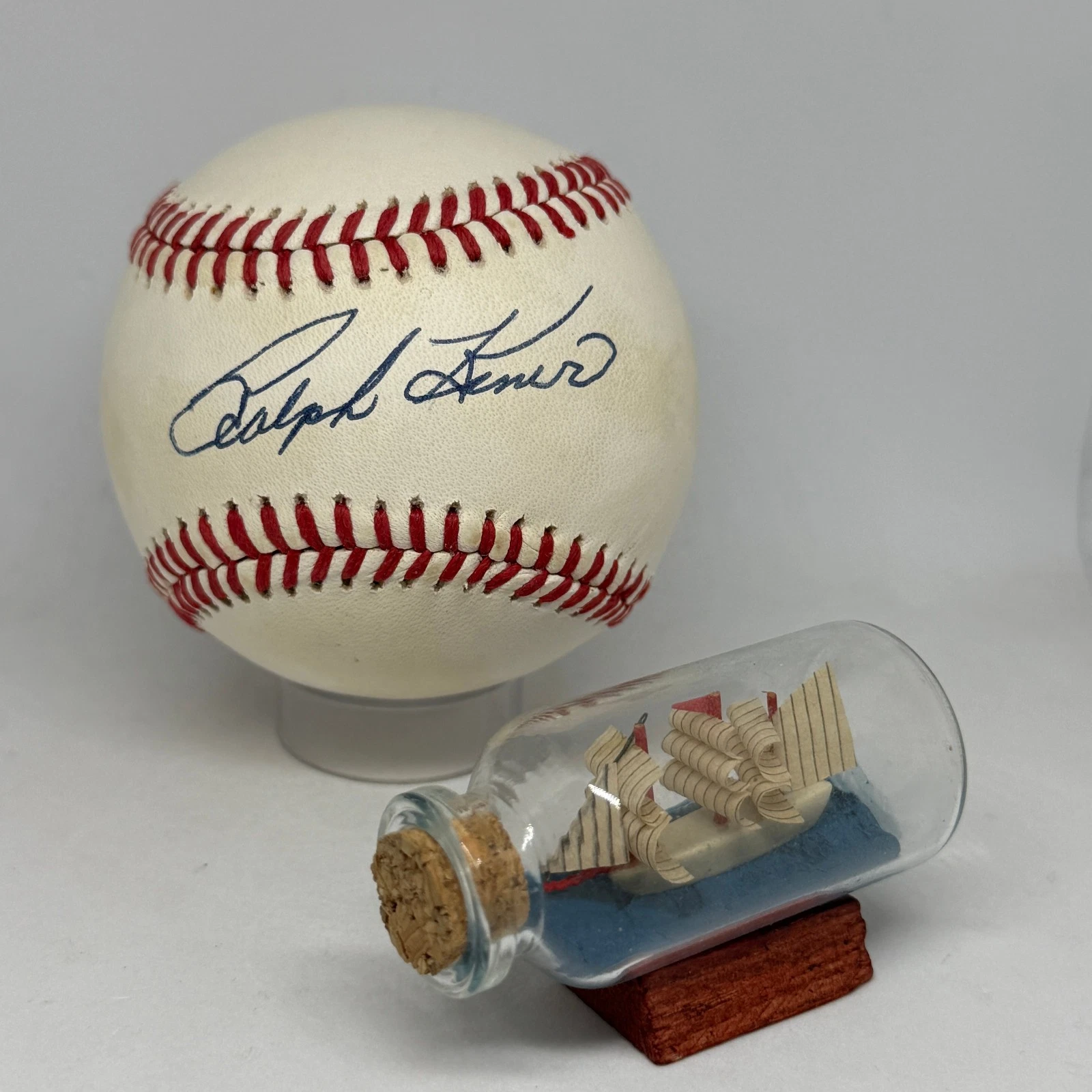 Ralph Kiner signed Rawlings OAL Baseball JSA COA Pirates HOF Auto A4282