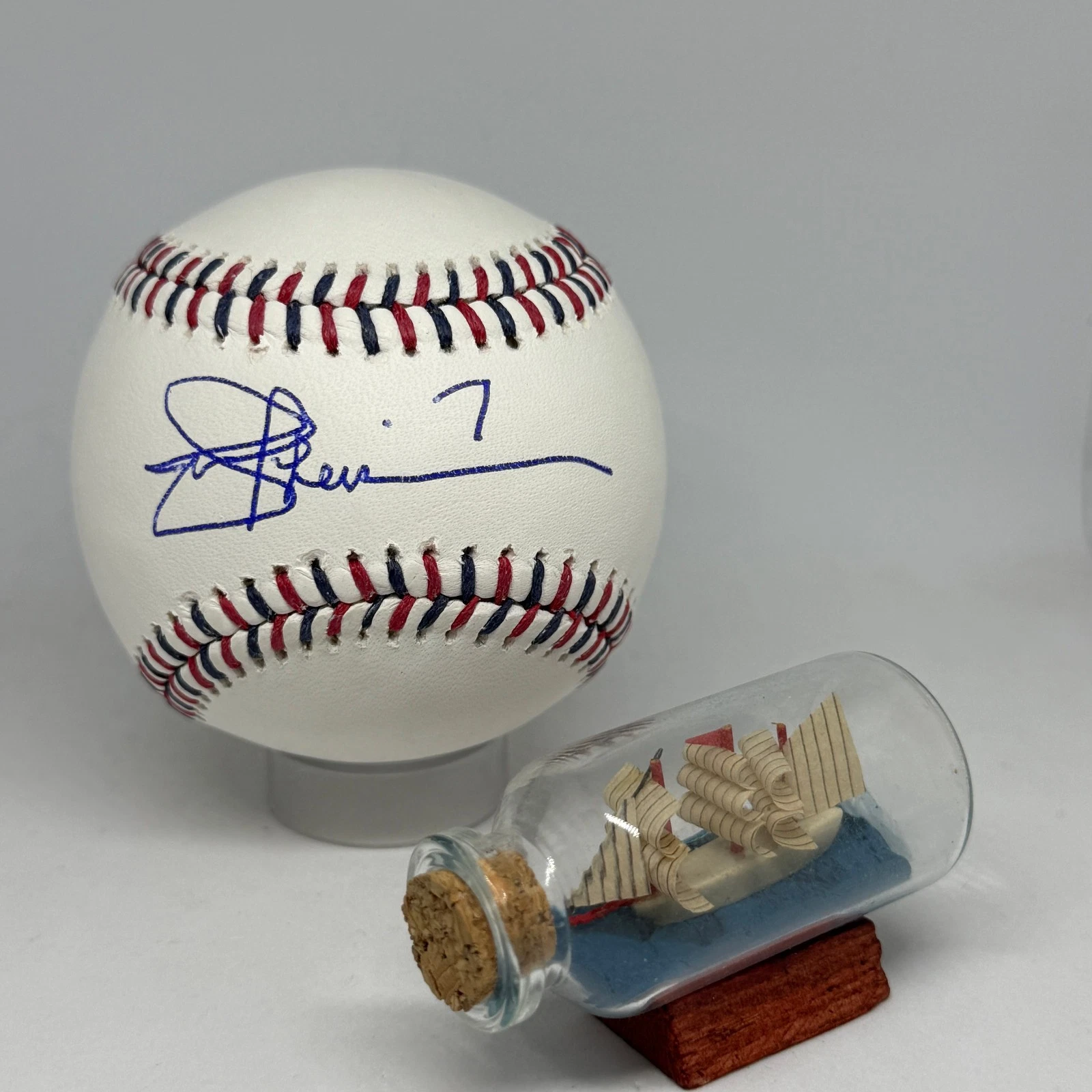 Joe Theismann signed Rawlings OML Twins Logo Baseball JSA COA Football A4286