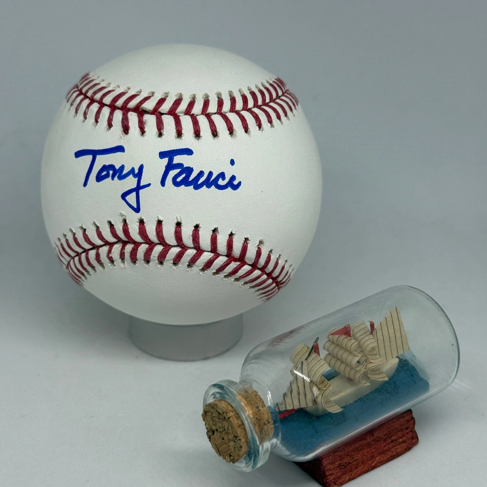 Dr Anthony Fauci signed Rawlings OML Baseball JSA COA Covid Auto Rare A4313
