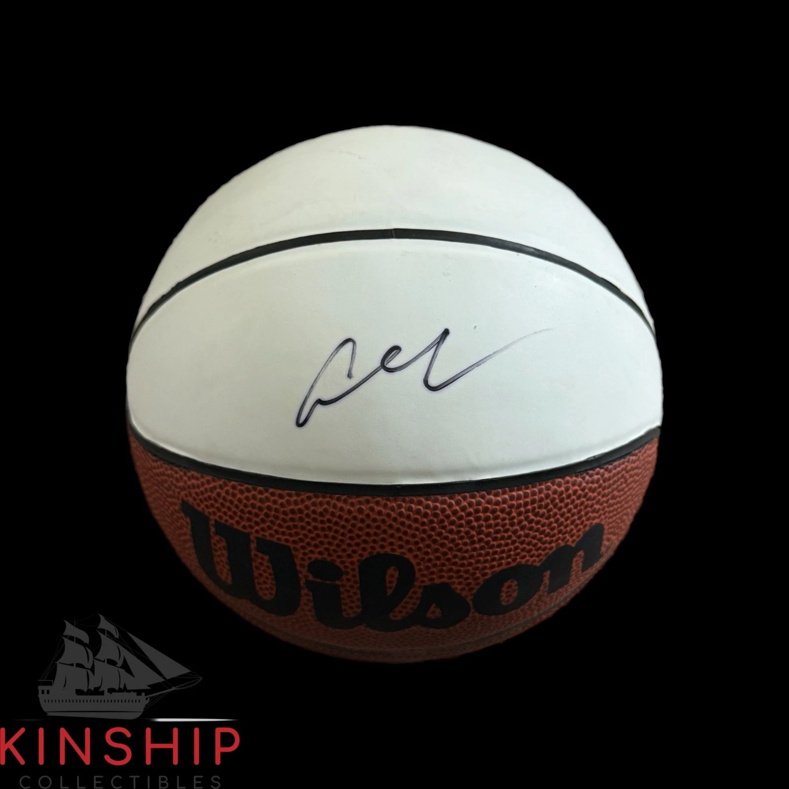 Andre Iguodala signed Wilson Mini Basketball JSA COA 76ers Warriors Auto A4323