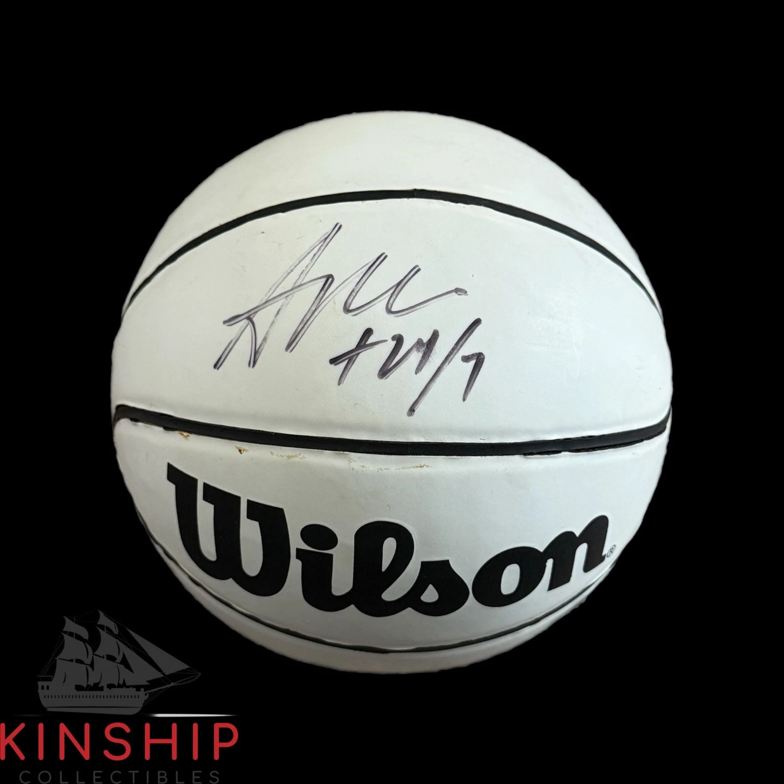 Andre Miller signed Wilson Mini Basketball JSA COA 76ers Nuggets Auto A4324