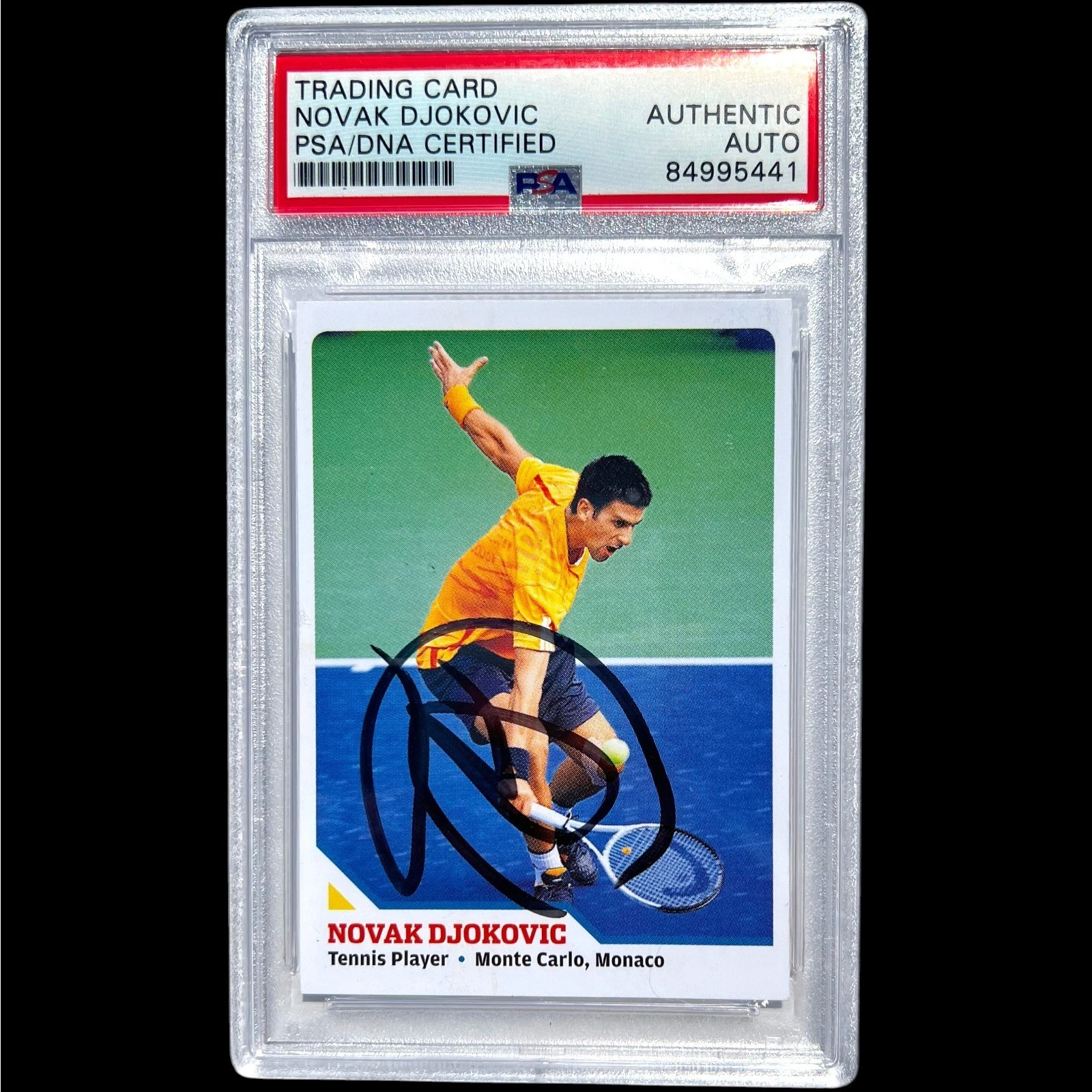 Novak Djokovic Signed 2010 Sports Illustrated SI Kids Tennis Card #461 PSA