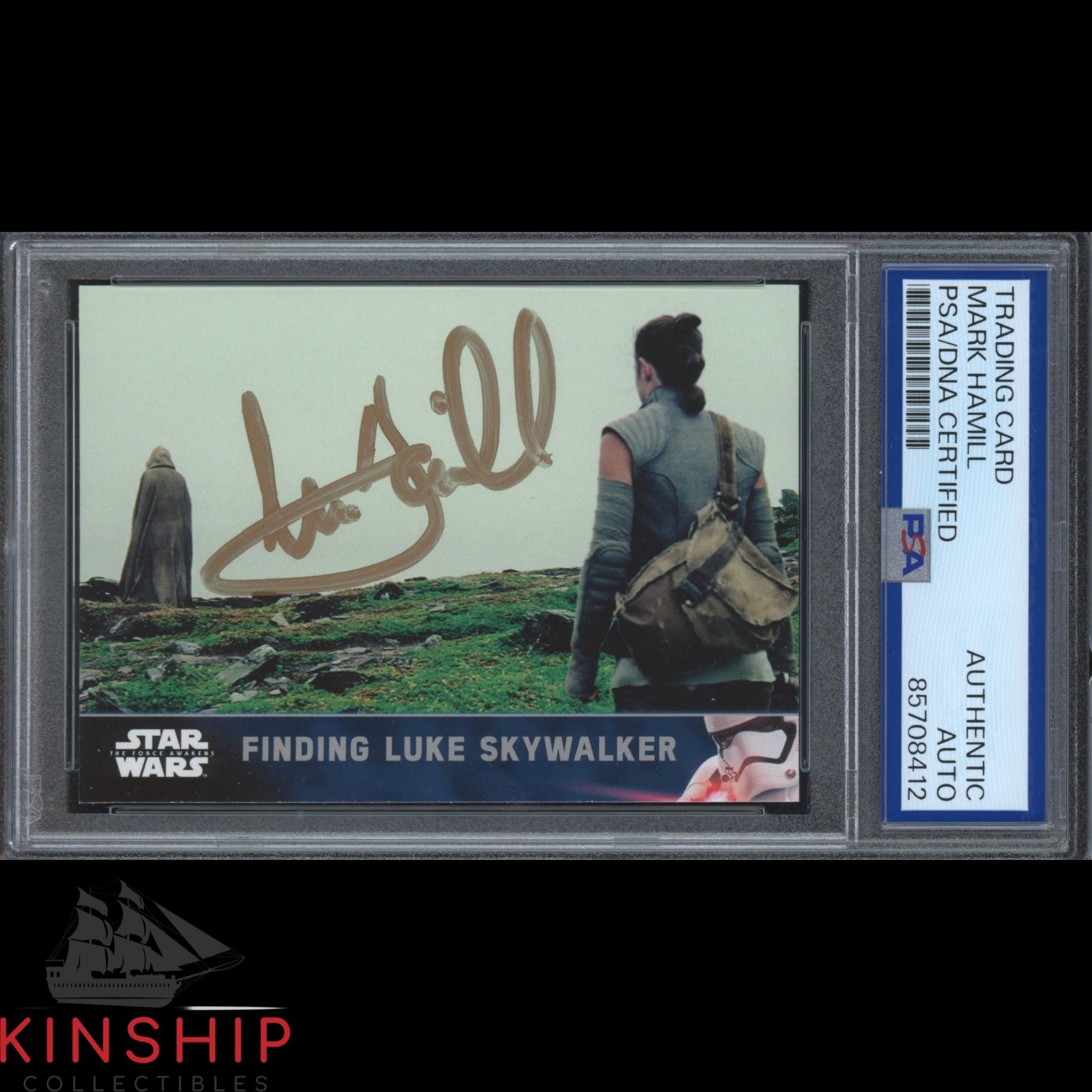 Mark Hamill signed 2016 Topps Card #101 PSA DNA Slab Star Wars Auto C5590