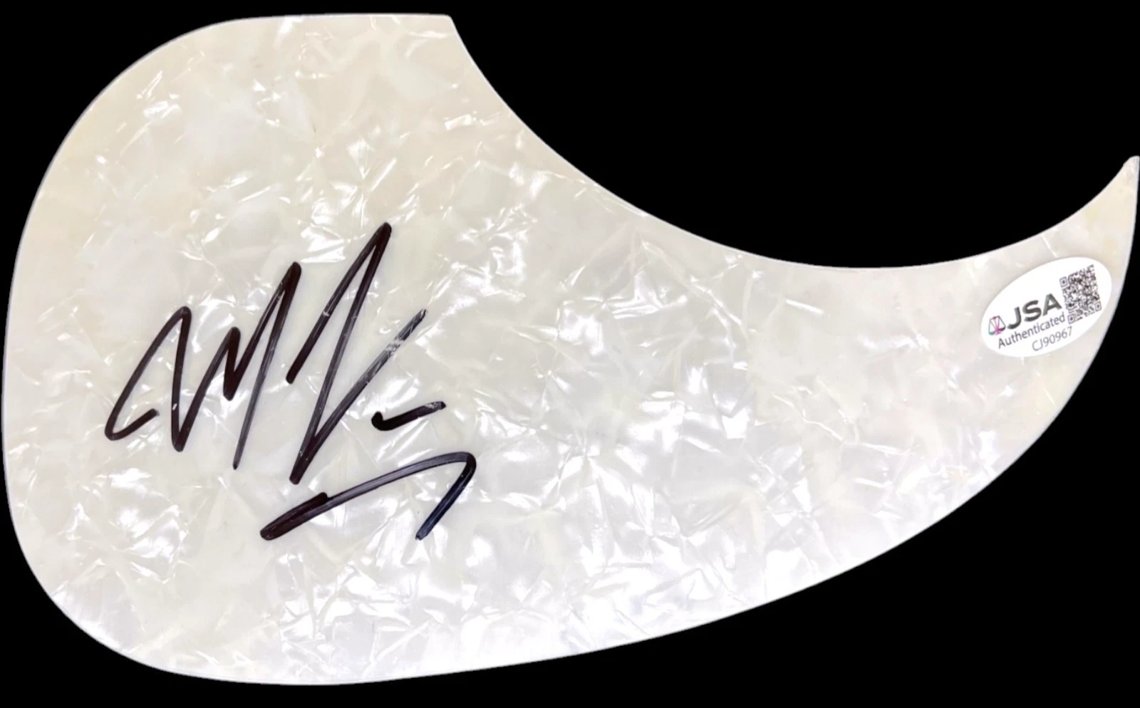 MARCUS KING SIGNED ACOUSTIC GUITAR PICKGUARD CAROLINA CONFESSIONS JSA