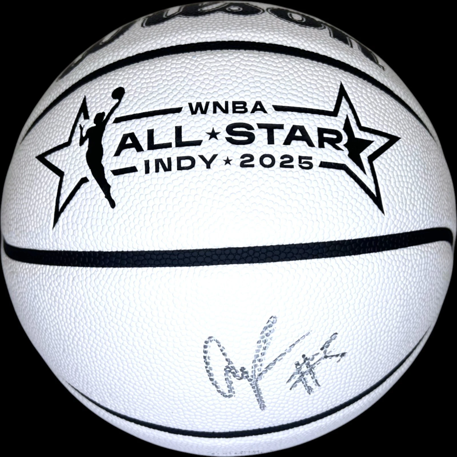 ANGEL REESE SIGNED 2025 WNBA ALL STAR BASKETBALL 1ST DEBUT CHICAGO SKY PSA/DNA