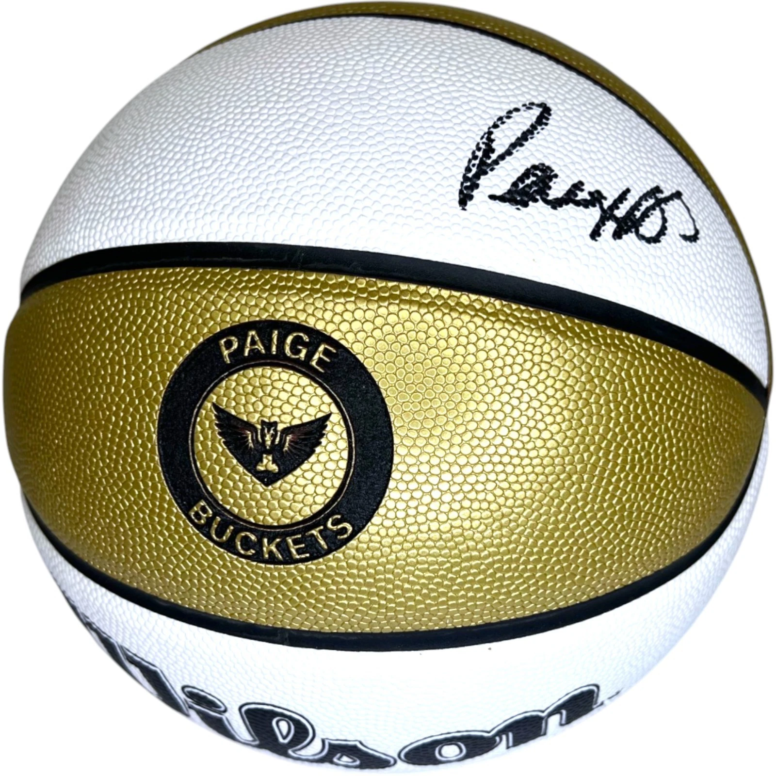 PAIGE BUECKERS SIGNED WNBA WILSON CUSTOM BASKETBALL UCONN DALLAS WINGS PSA/DNA