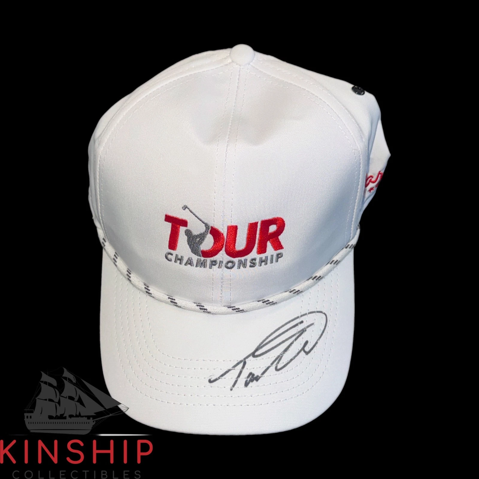 Tommy Fleetwood signed Tour Championship Barstool Hat JSA COA Golf Auto Z2501