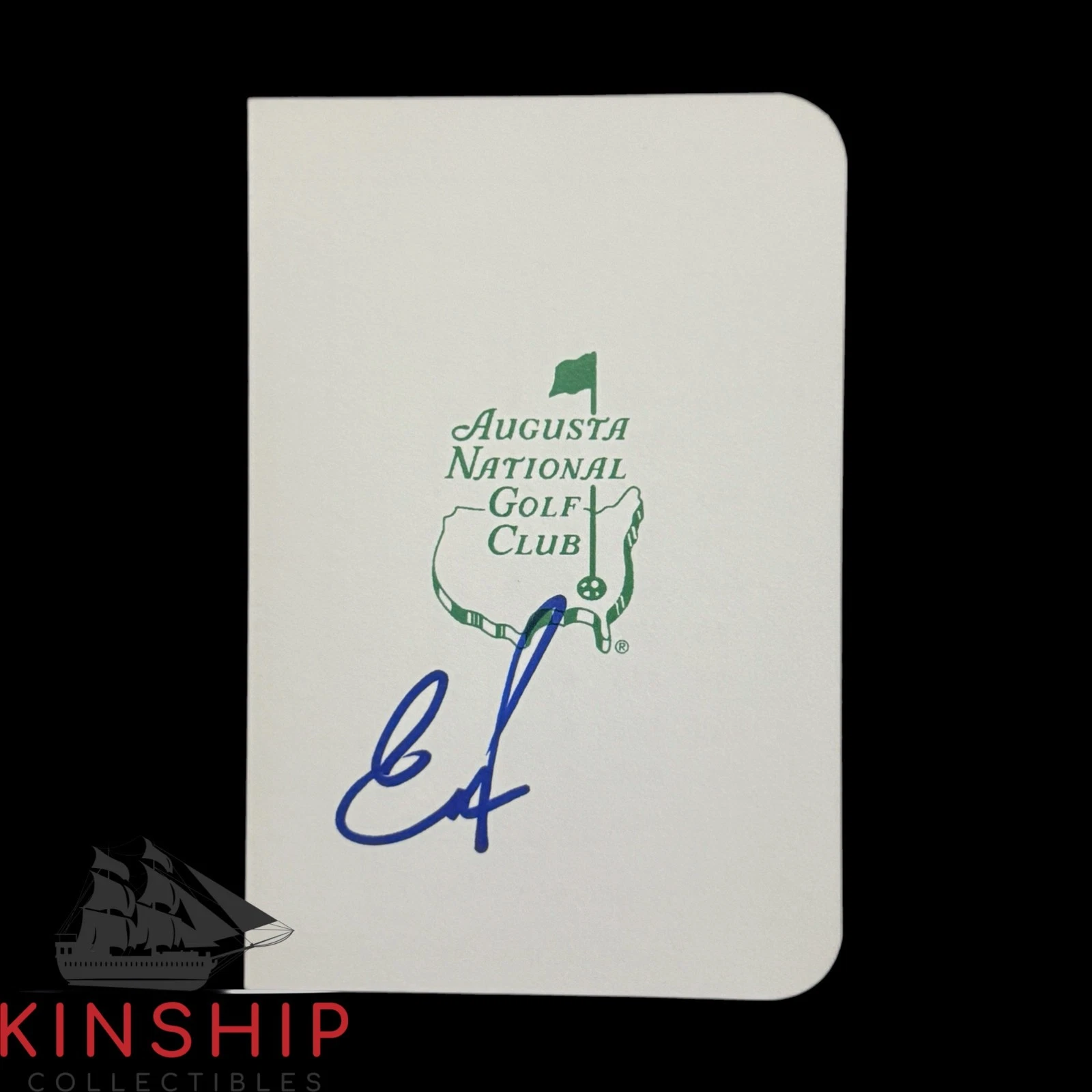 Erik Van Rooyen signed Masters Scorecard JSA COA Augusta PGA Golf Auto Z2522