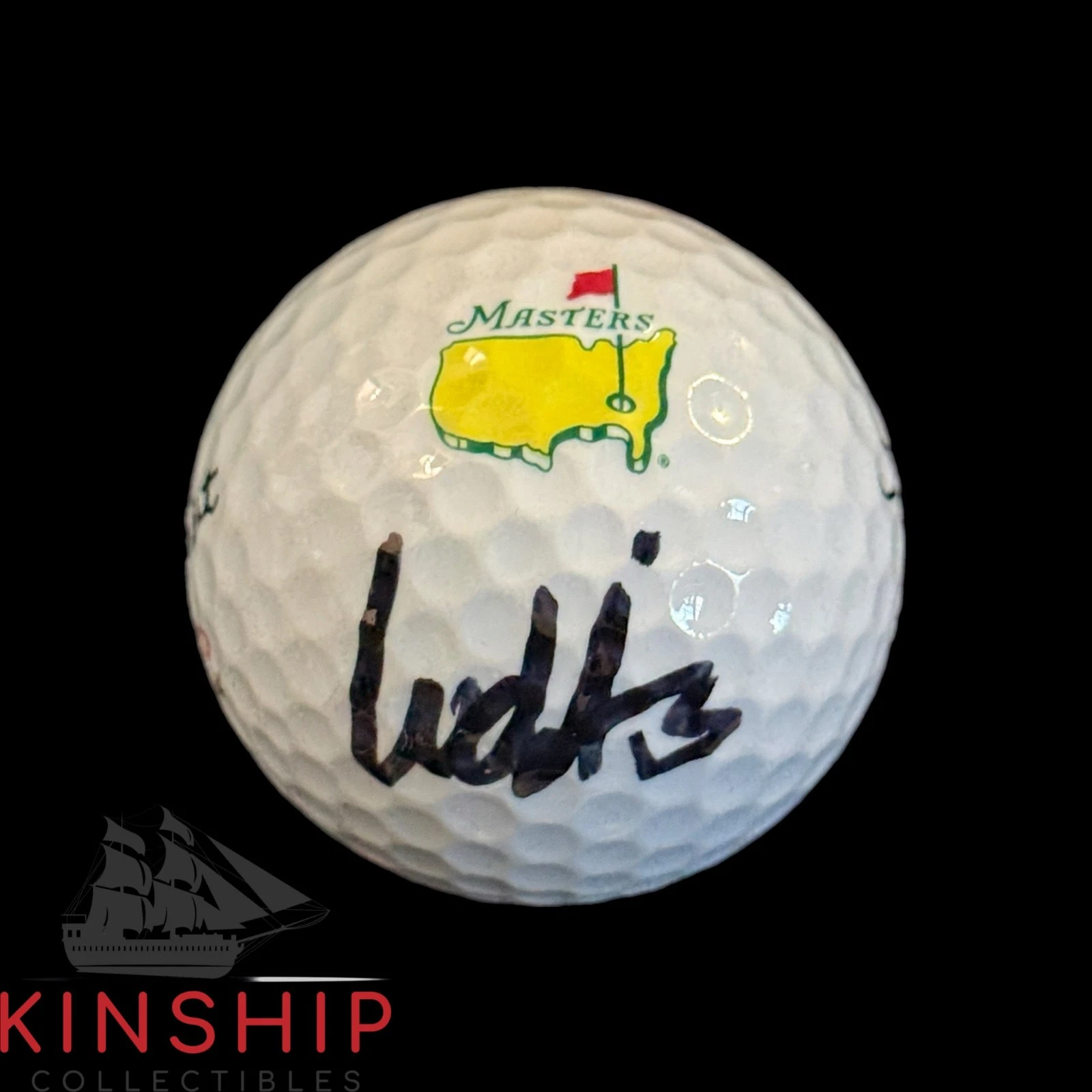 Ludvig Aberg signed Masters Logo Golf Ball JSA COA PGA Star Auto A4325
