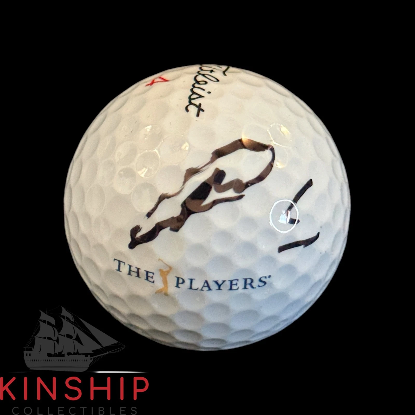 Min Woo Lee signed Players Championship Golf Ball JSA COA Auto A4335