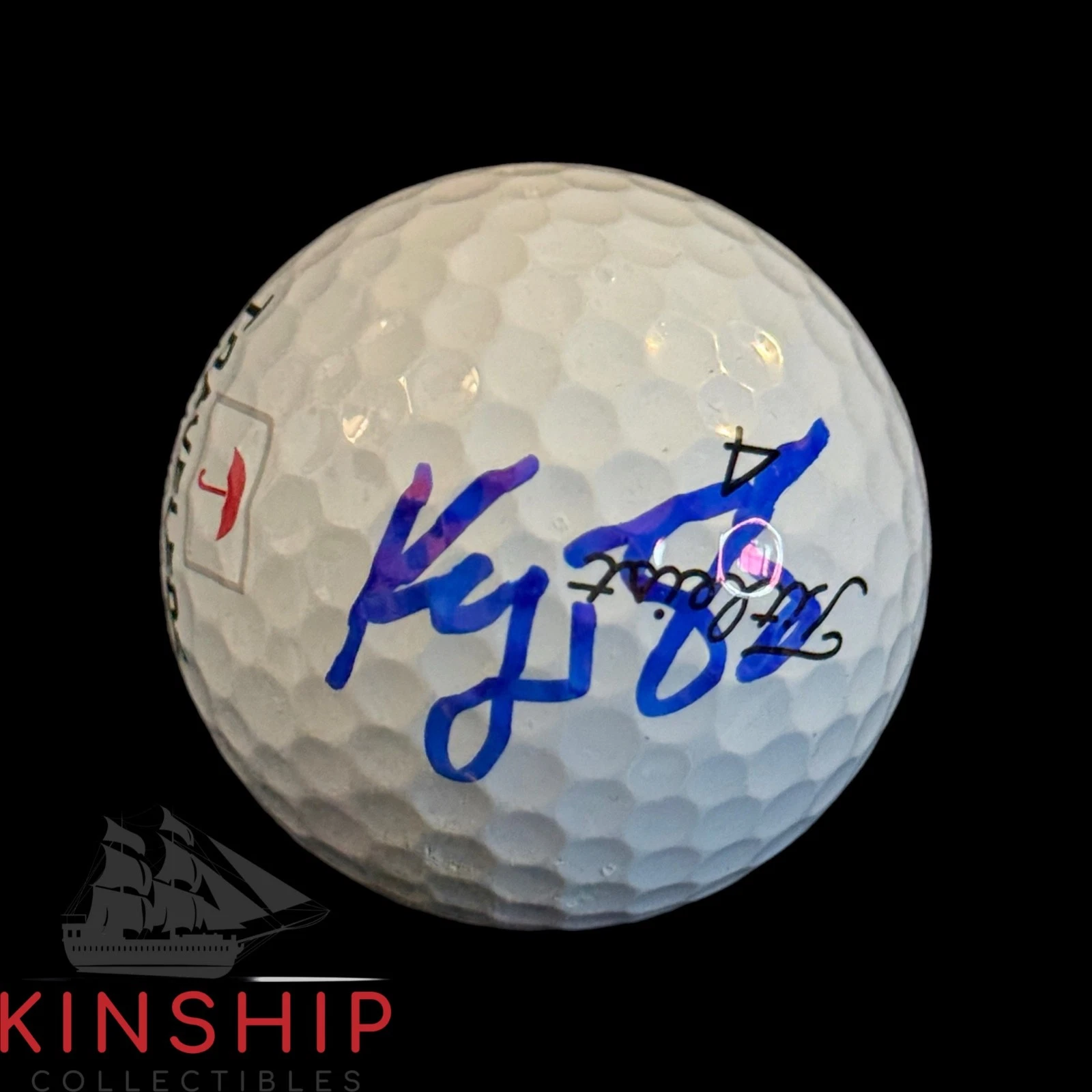 Keegan Bradley signed Travelers Championship Logo Golf Ball JSA COA Auto A4342