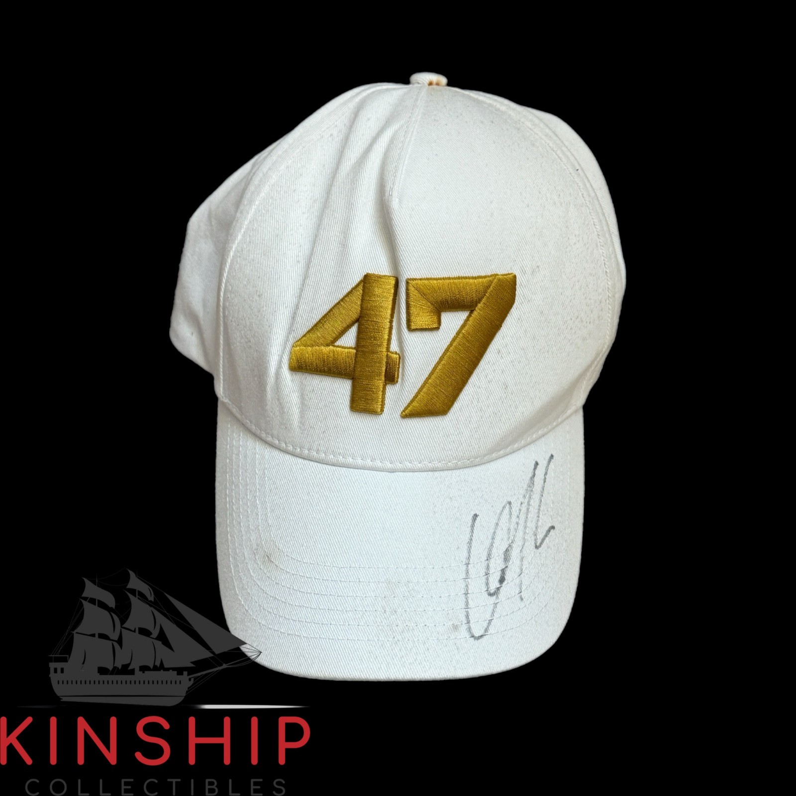 Charlie Kirk signed Trump MAGA 47 Hat JSA LOA Rare Turning Point Auto Z2531