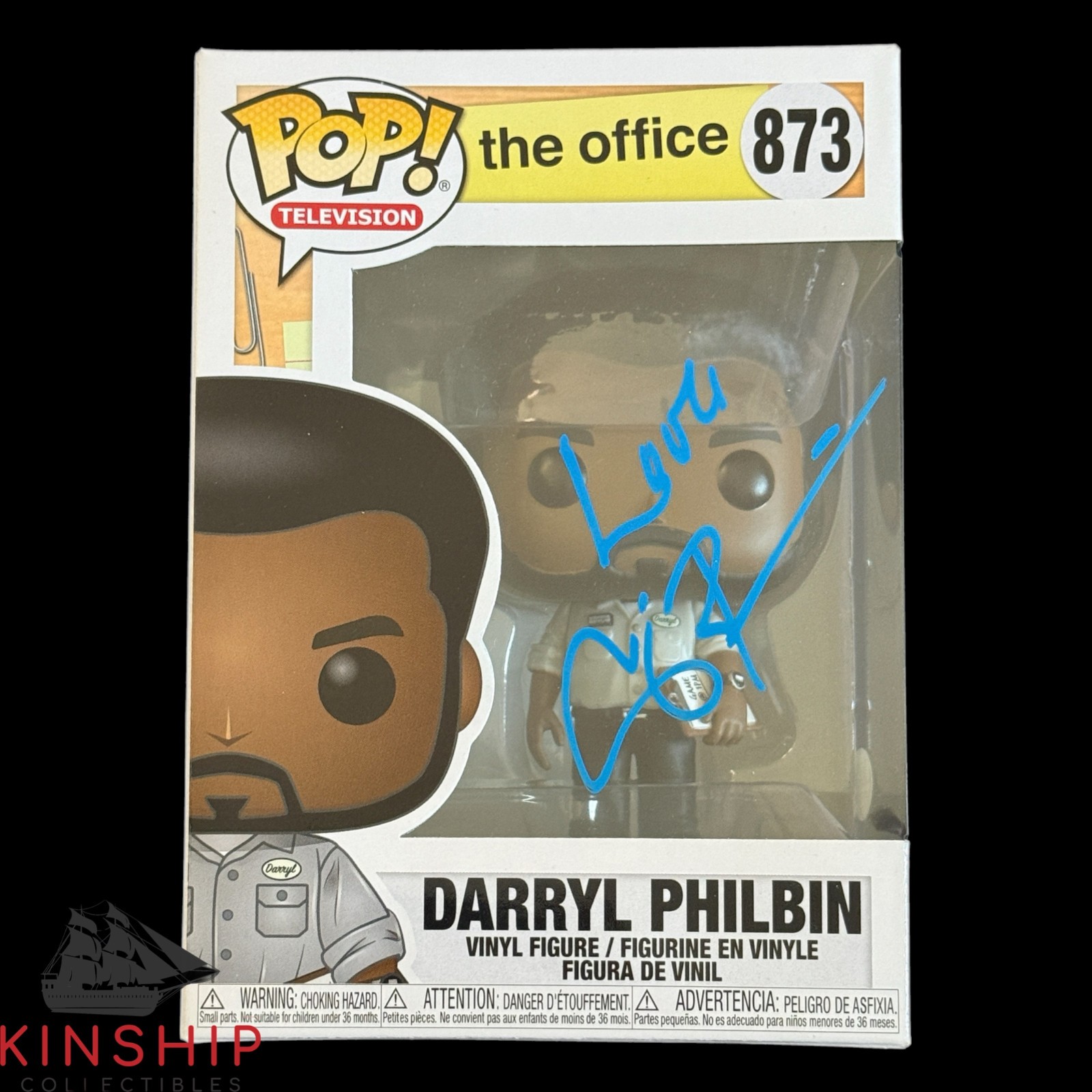 Craig Robinson signed Darryl Philbin Funko Pop JSA COA The Office 873 Auto Z2547